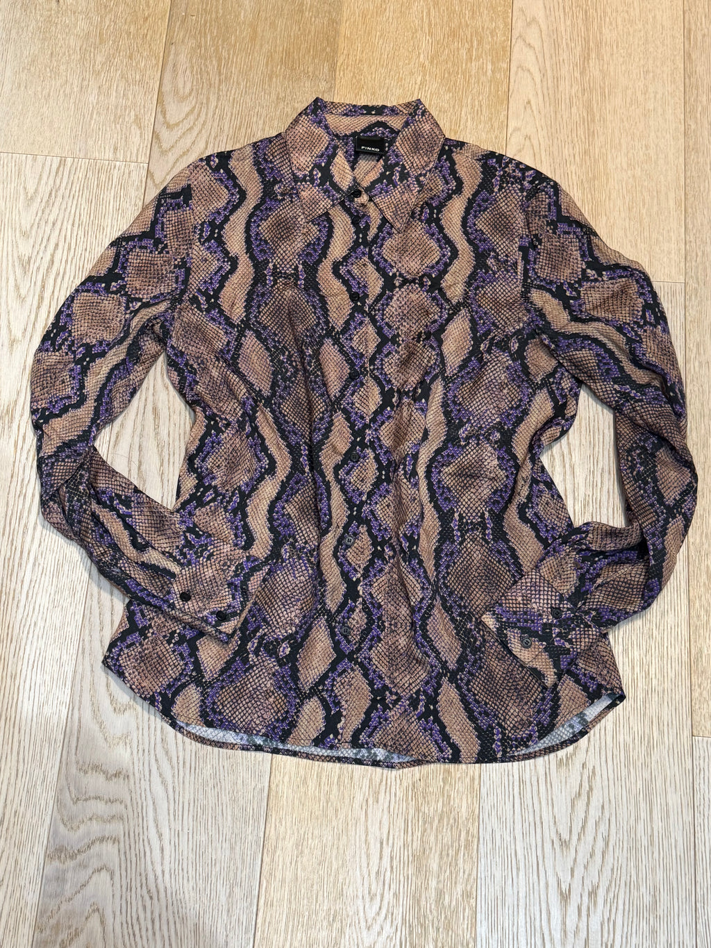 ✨ Neuve 265€ PINKO chemise Python T38 ✨