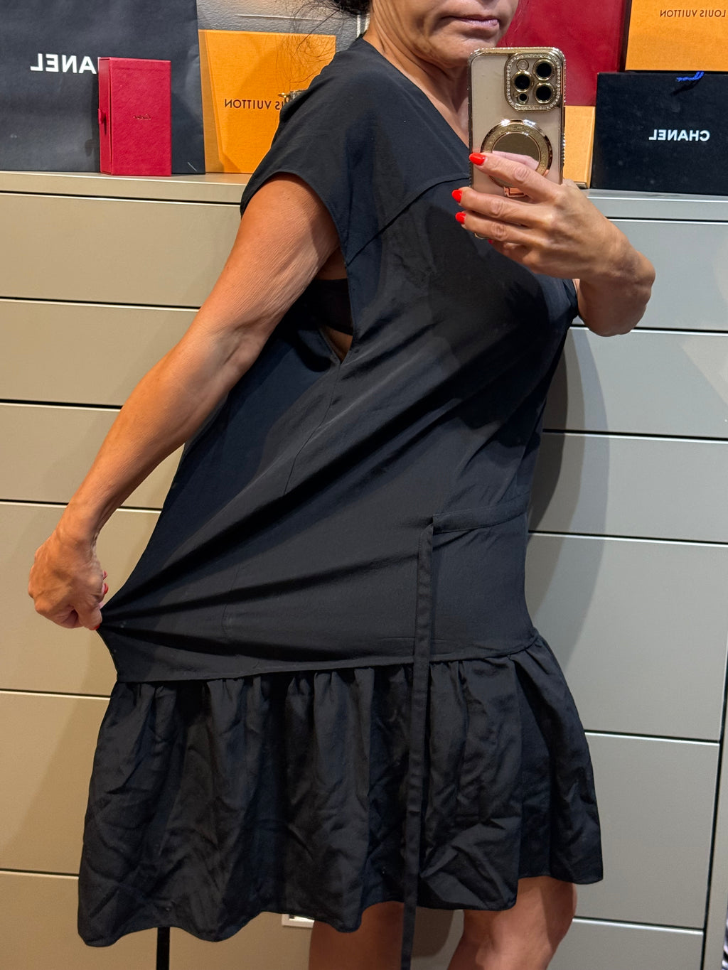 Rag & Bone robe en soie noire Taille ok jusque 42