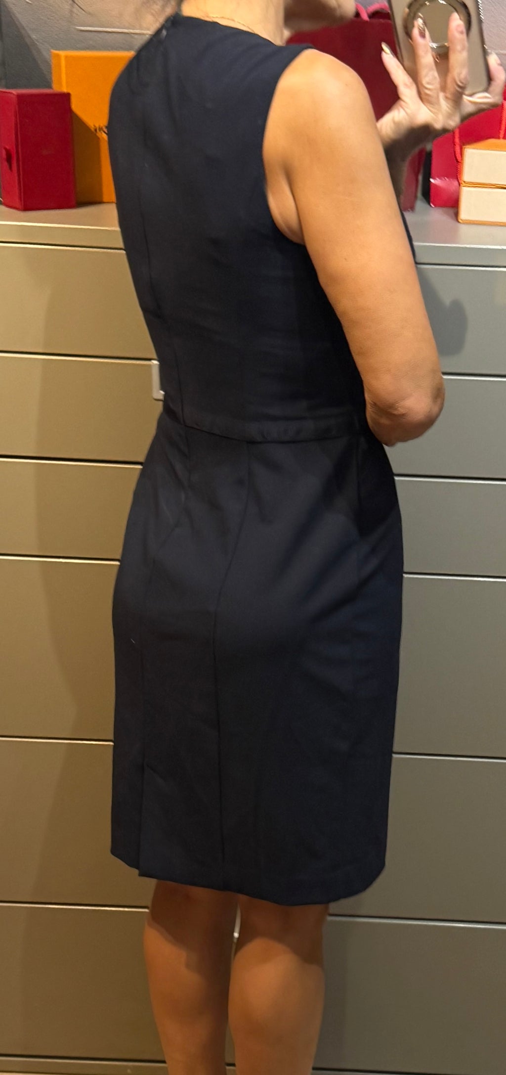 ✨ Armani Jeans - Robe classe dentelle bleu marine - T36 ✨
