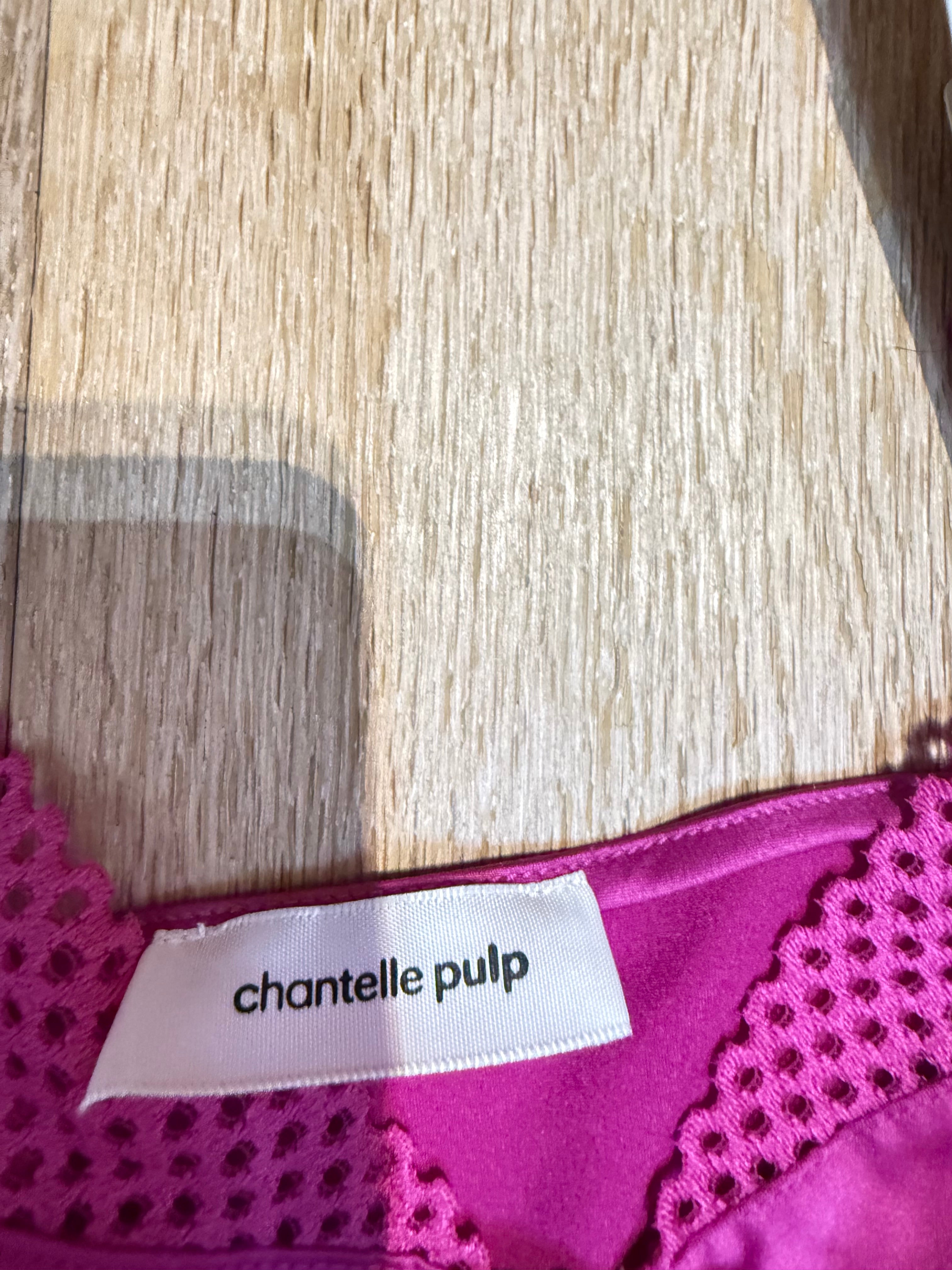 ✨ Neuf 85€ ensemble Chantelle satin fuschia ✨