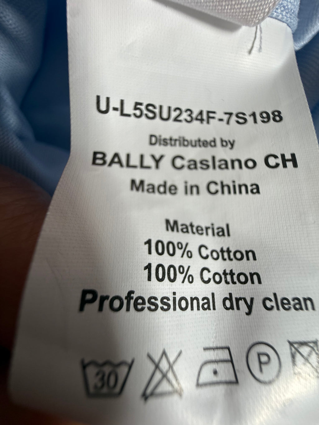 ✨ Neuve 590€ - Bally - Chemise Tunique en Coton - Mixte ✨