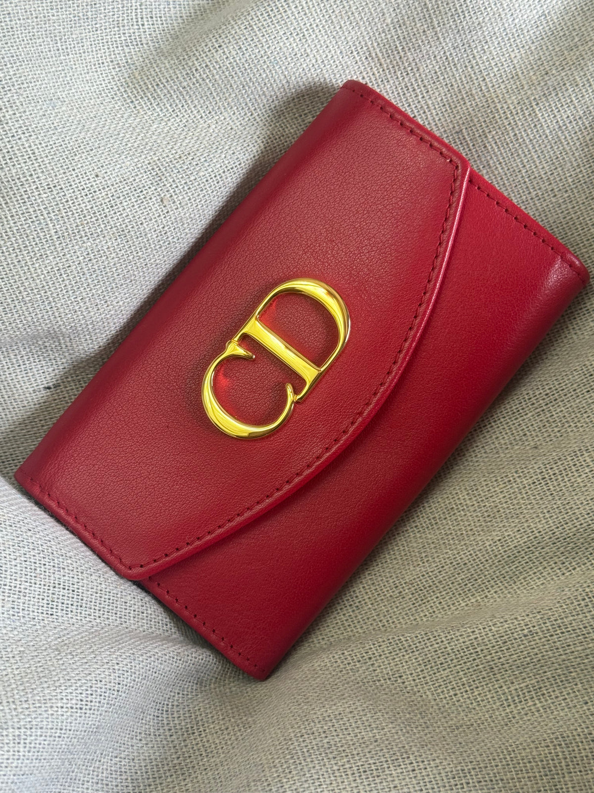 Neuf 490€ Christian Dior étui à clés cuir full set ✨