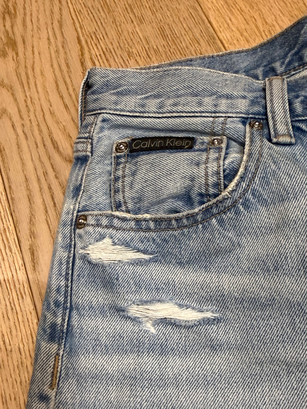 ✨ Neuf 90€ bermuda en jean Calvin Klein T38 ✨