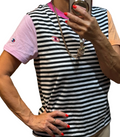 Neuf avec étiquetteT shirt rayé Champion S