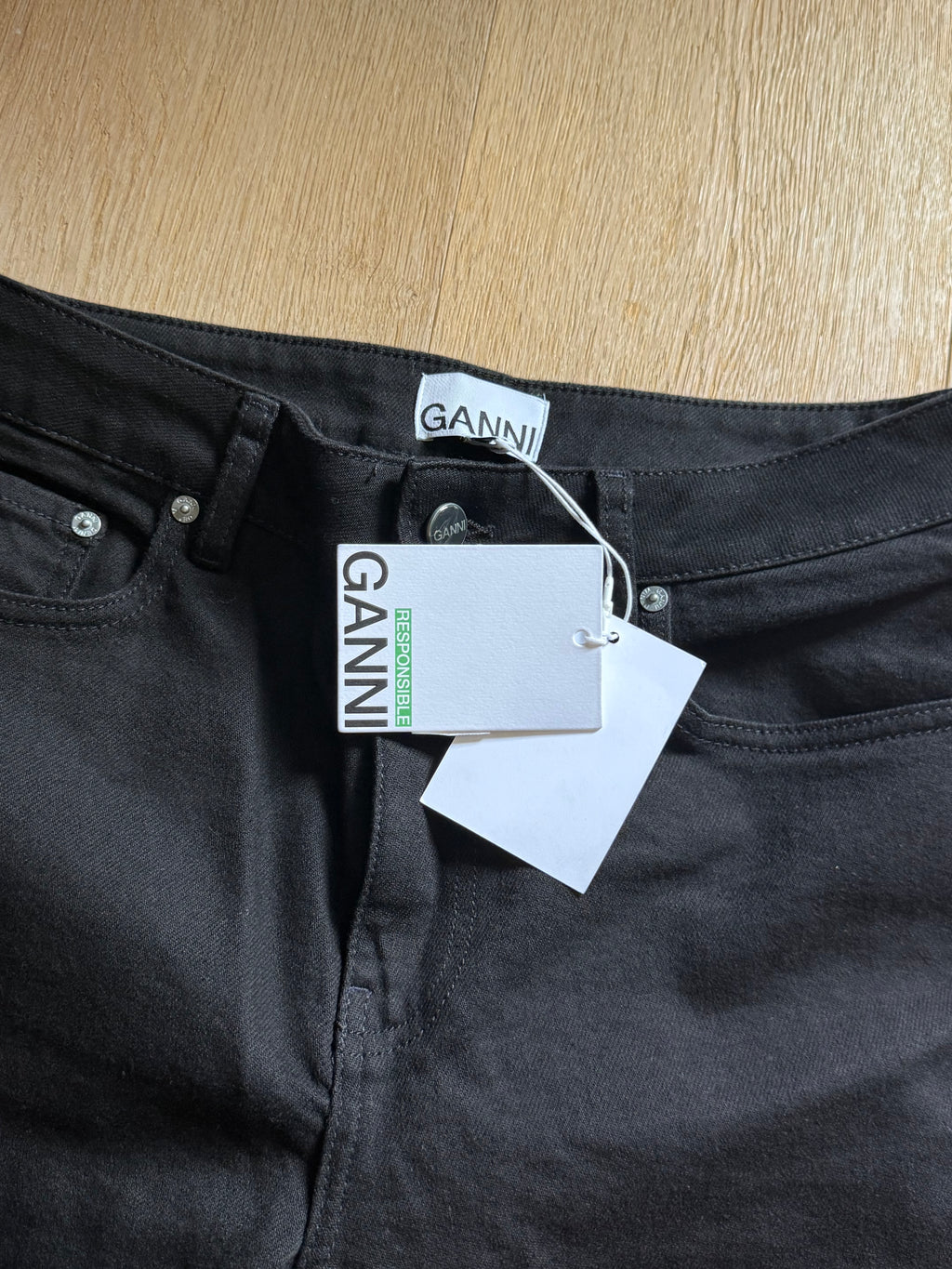✨ Neuf 165€ - Ganni - Jean noir Beksi - W29/L34 (38/40FR) ✨