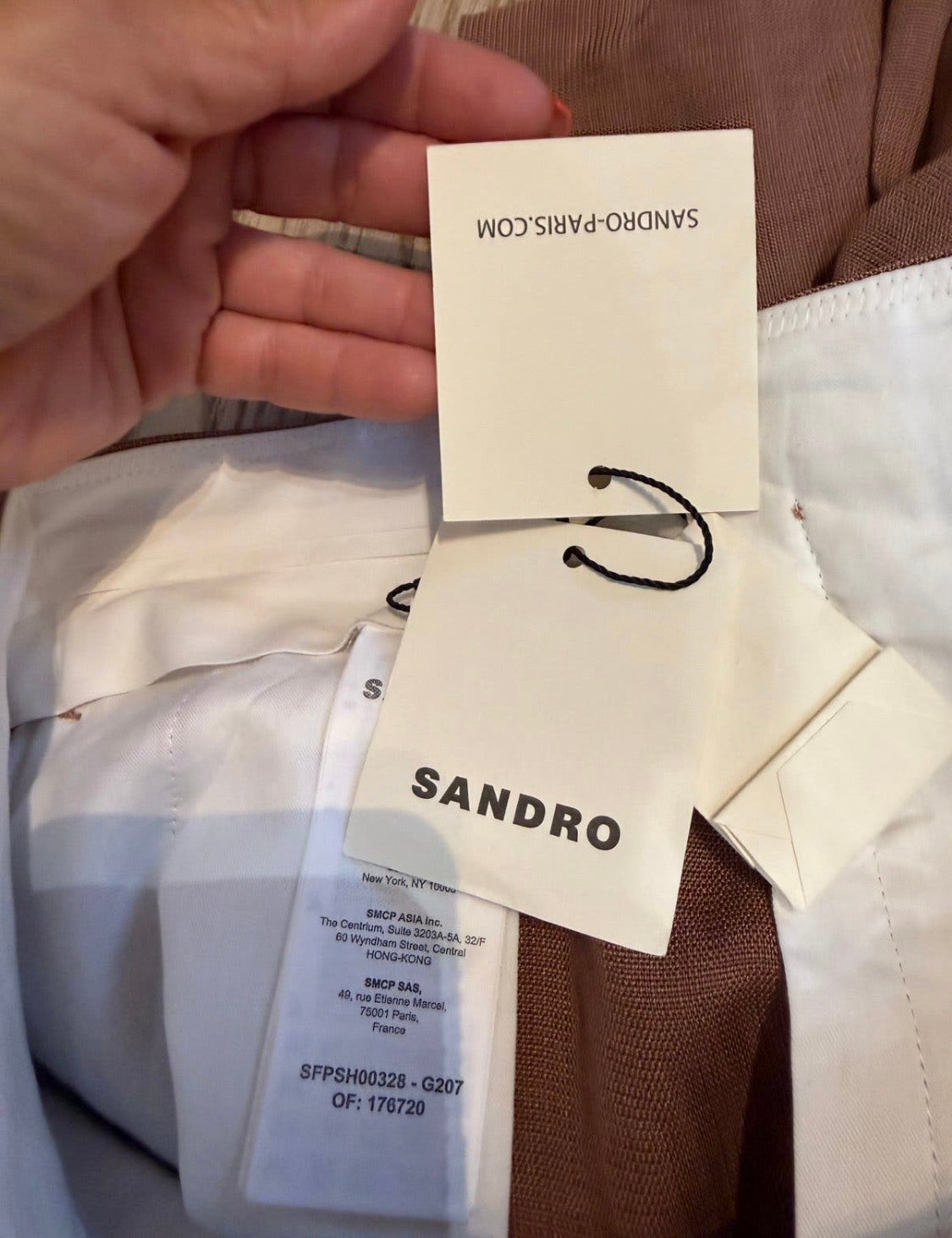 Neuf 225 Sandro Bermuda de costume T34 ok 36