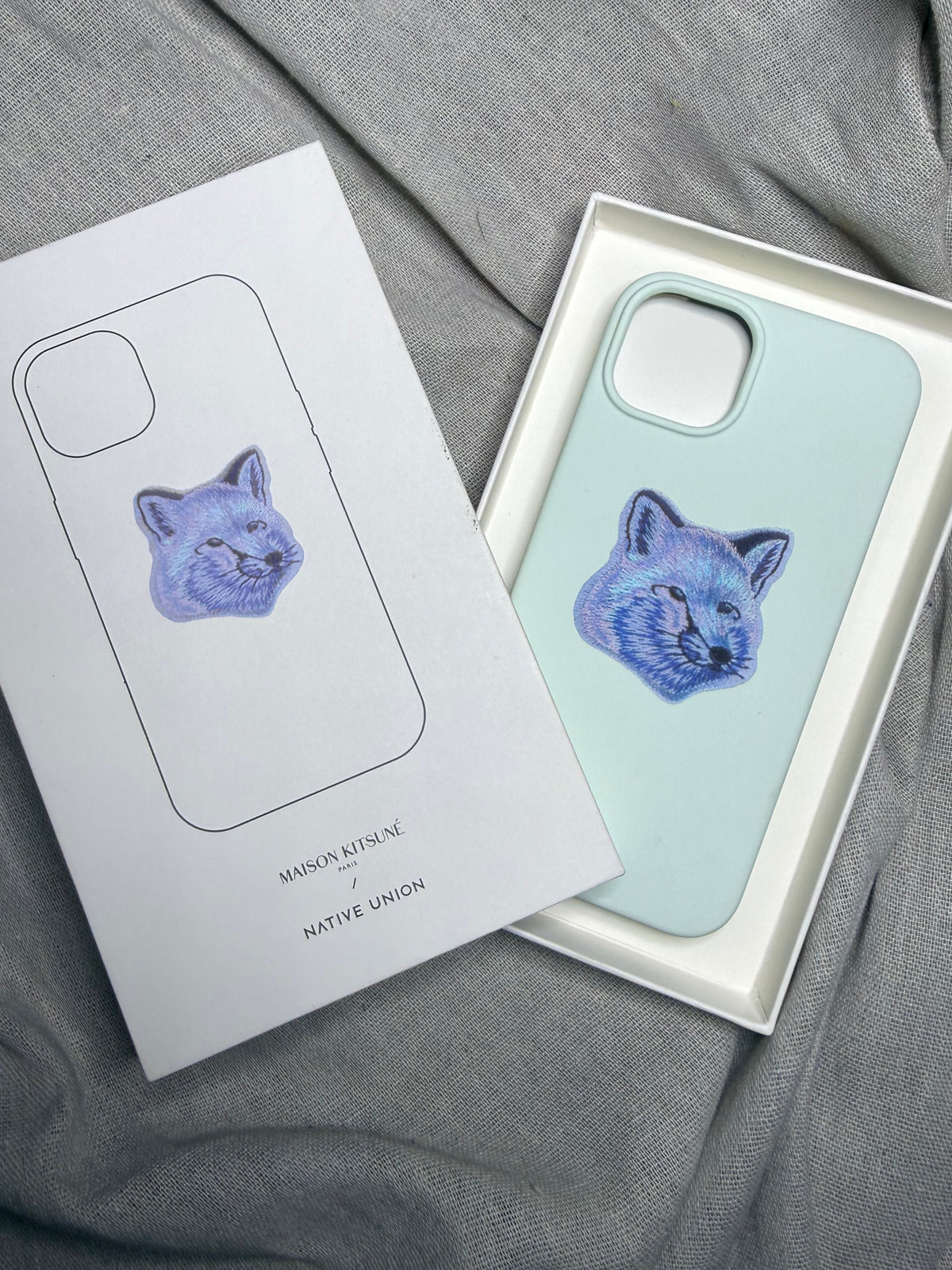 ✨ Coque iPhone 13 MAISON KITSUNÉ x NATIVE UNION – Neuve Full Set ✨