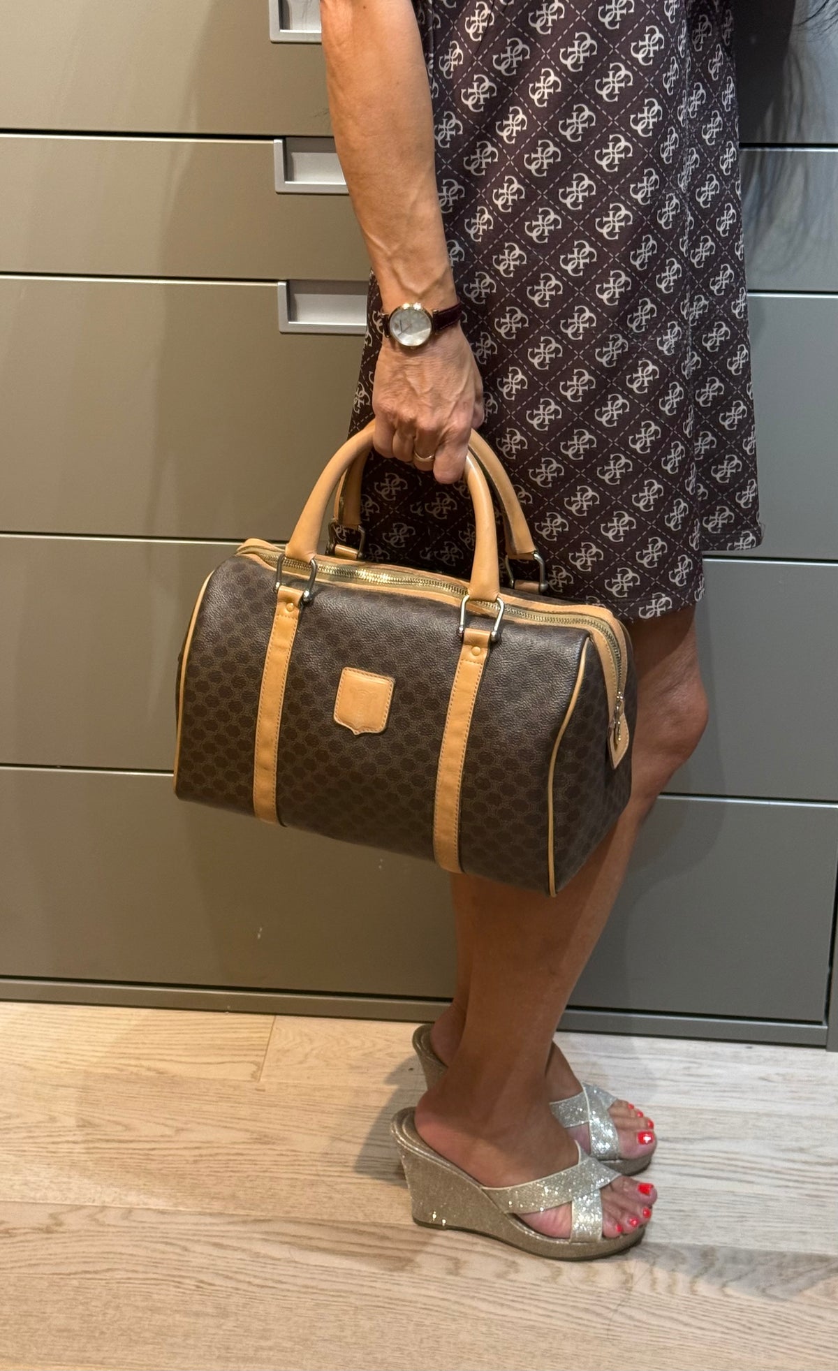 ✨ Sac Céline Boston 30 Macadam Vintage – Une Pépite Iconique ✨