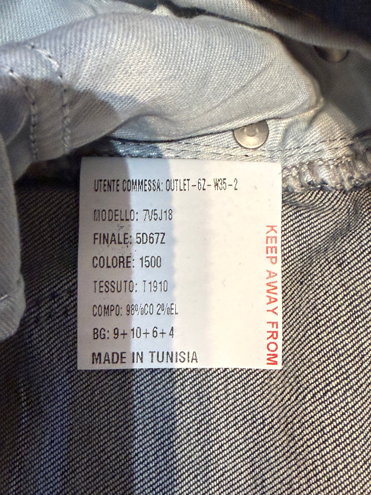 ✨ Neuf valeur 250€ - Armani Jeans - jean slim - T34 ok petit 36 ✨