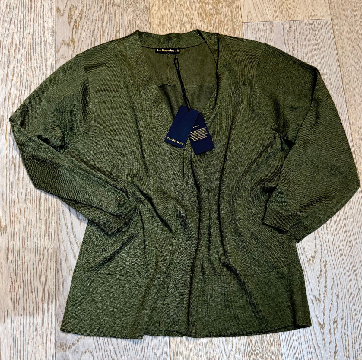 ✨ Neuf 69€ -Rue Mazarine - Gilet kaki - S/M ✨