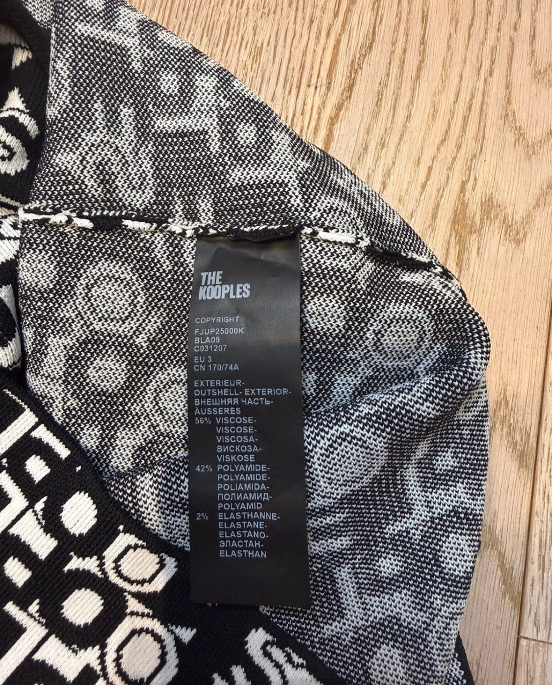✨ Neuf 145€ - Mini jupe The Kooples Jacquard - T40 ✨