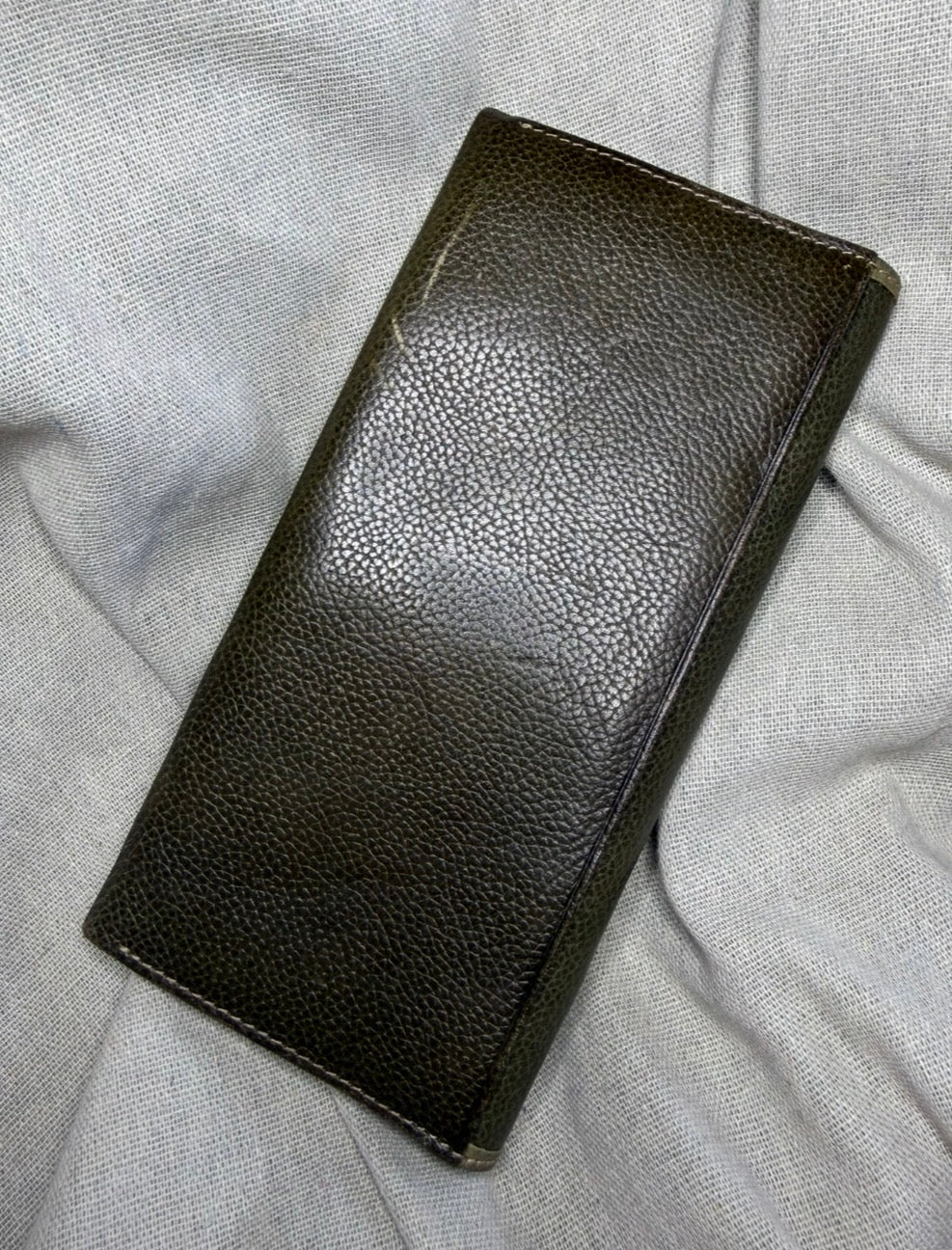 ✨ Balmain - Long Portefeuille Wallet kaki ✨