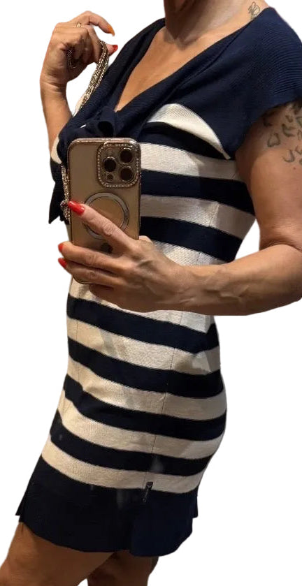 ✨ Armani Jeans - Robe marinière en laine - T38 M ✨