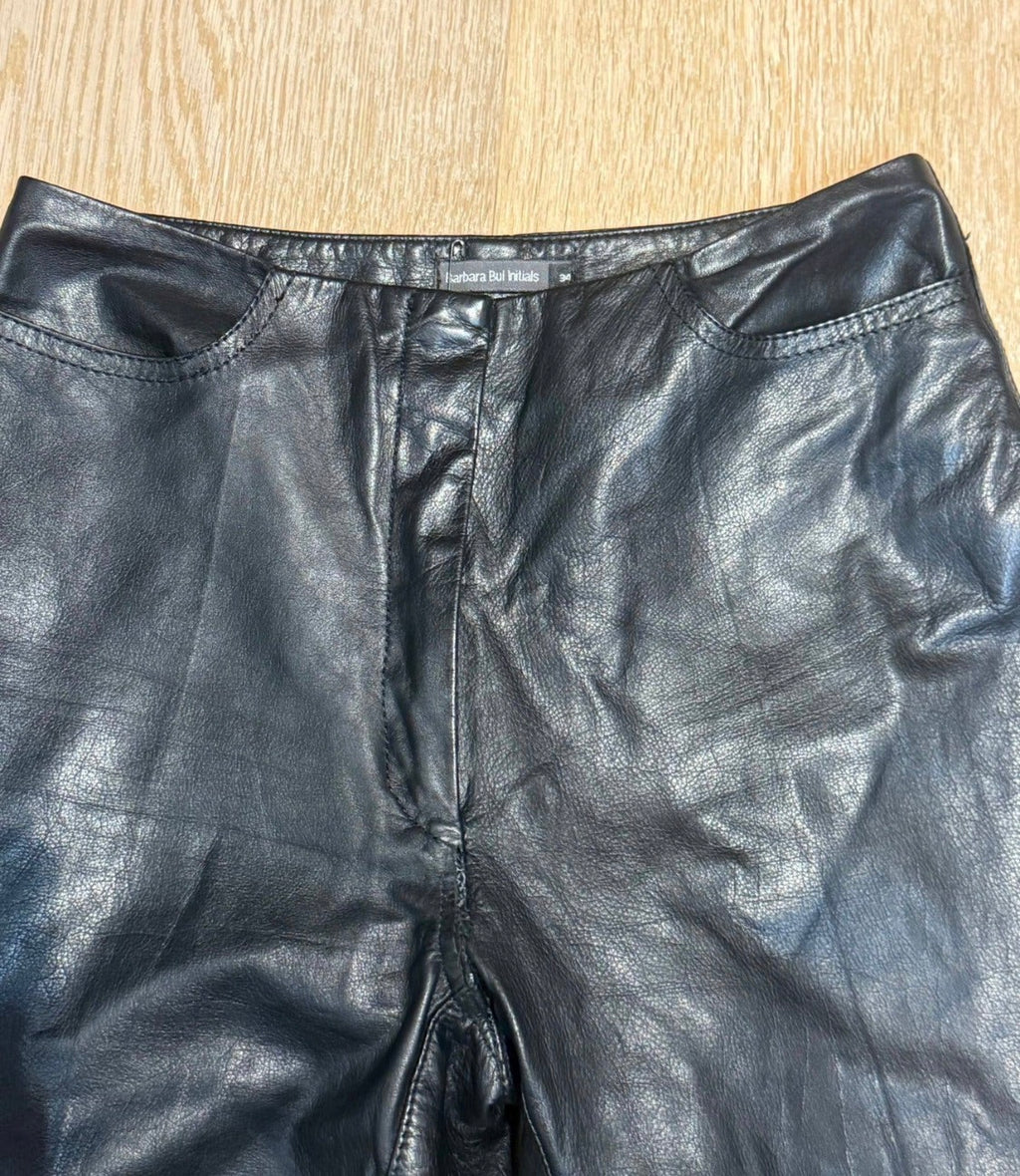 ✨ Barbara Bui - Pantalon en cuir de vachette - T34 ✨