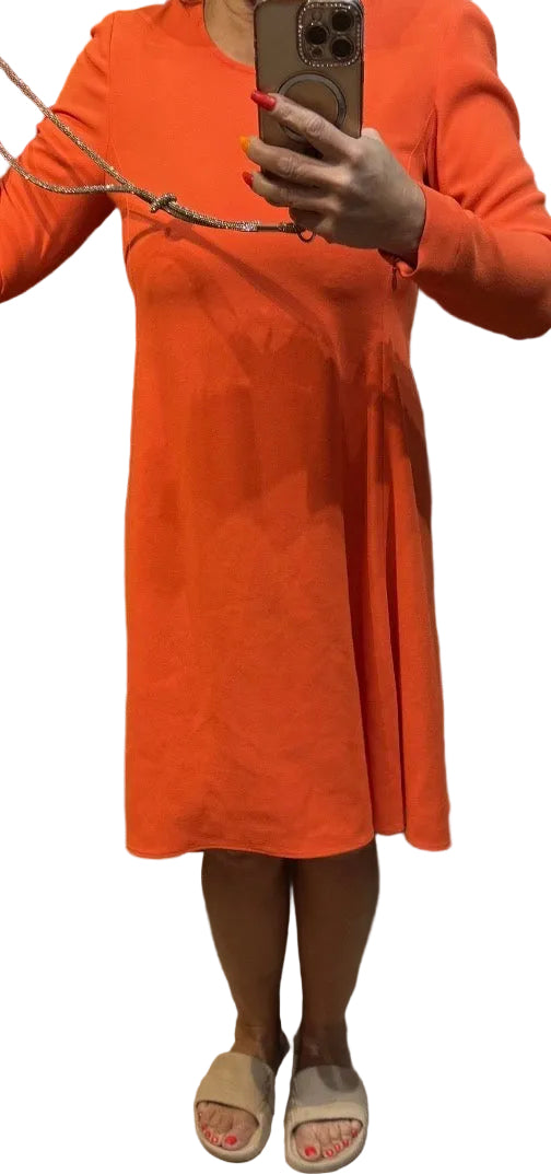✨ Maje - Robe évasée orange - T36 ✨