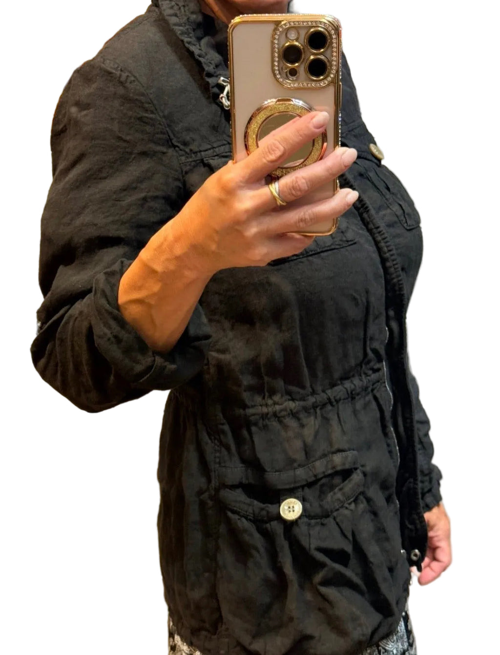 ✨ Armani - Veste Parka en lin - T36 ok 38 ✨