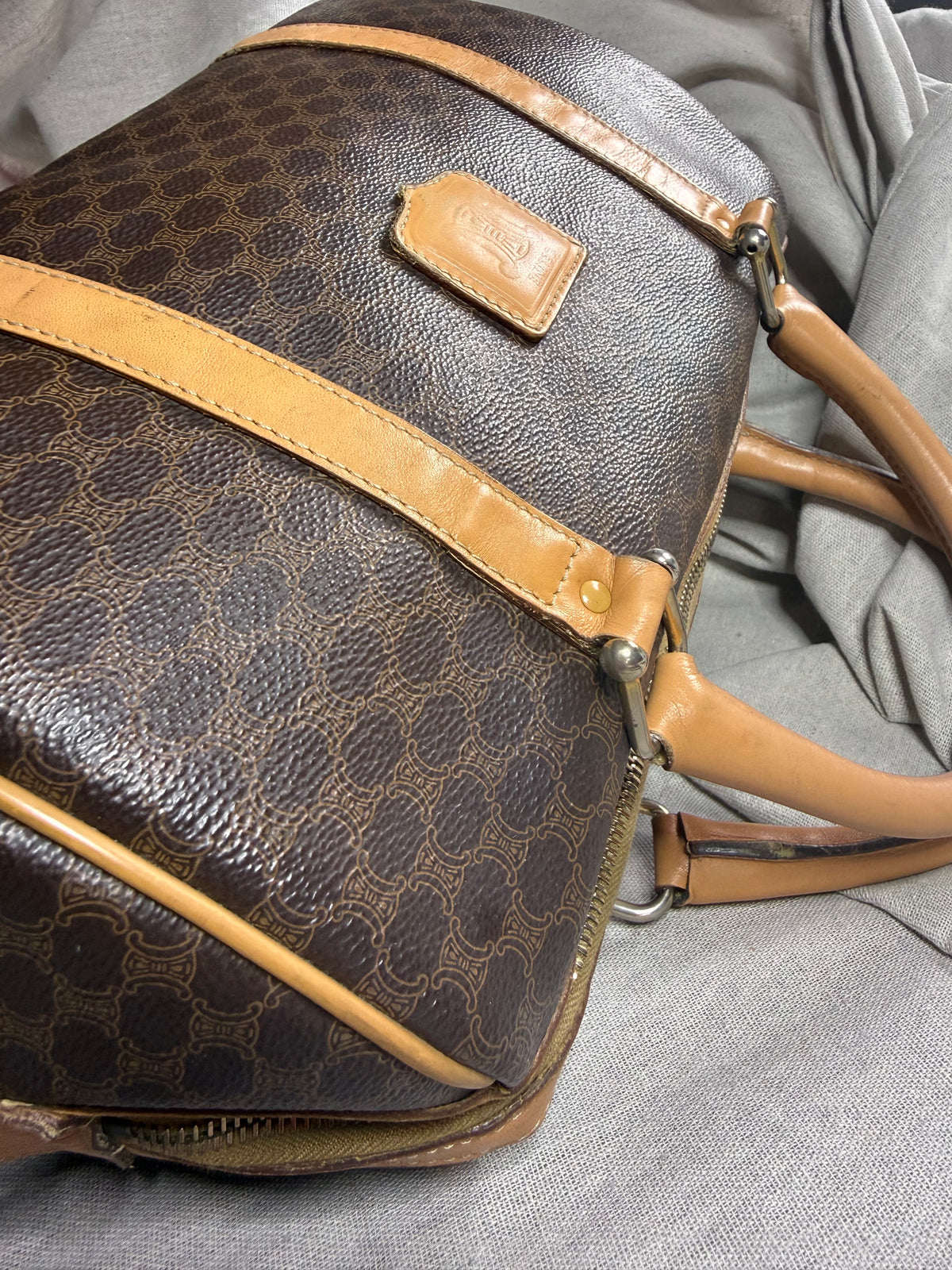 ✨ Sac Céline Boston 30 Macadam Vintage – Une Pépite Iconique ✨