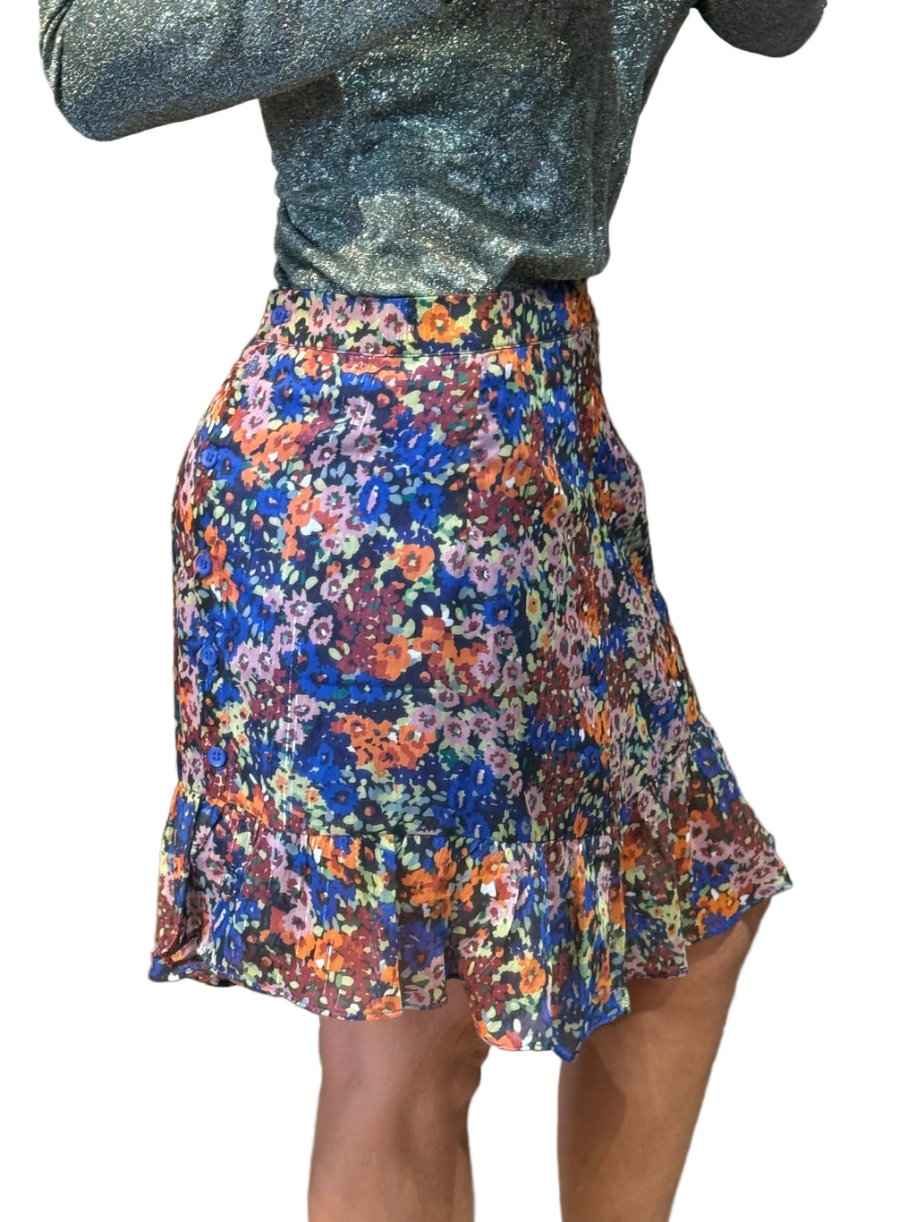 ✨ Neuve 89€ - Diab’less - jupe fleurie Taille M 38 ✨