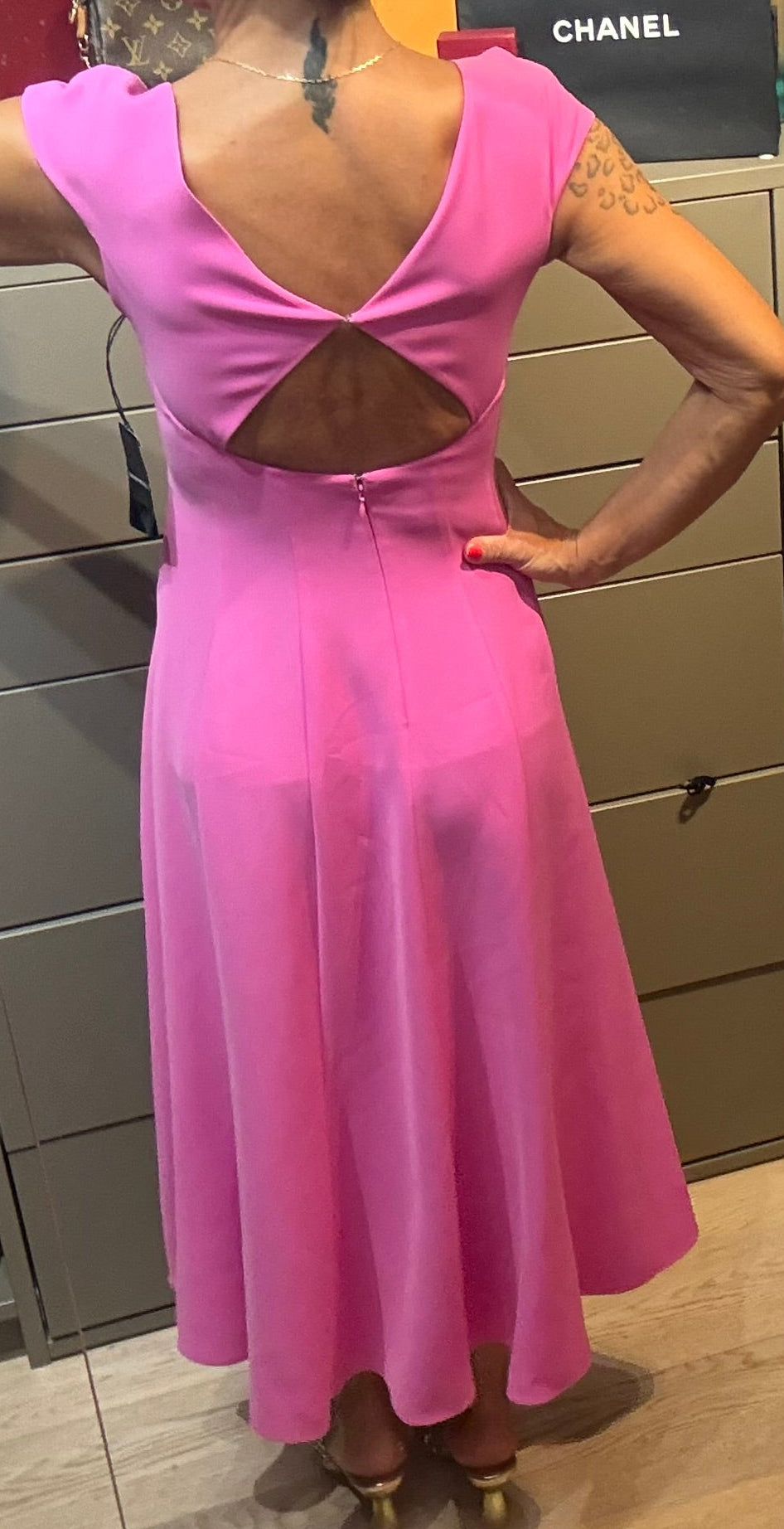 ✨ Neuve 590€ - Emporio Armani - robe longue Fuschia - T36 S ✨