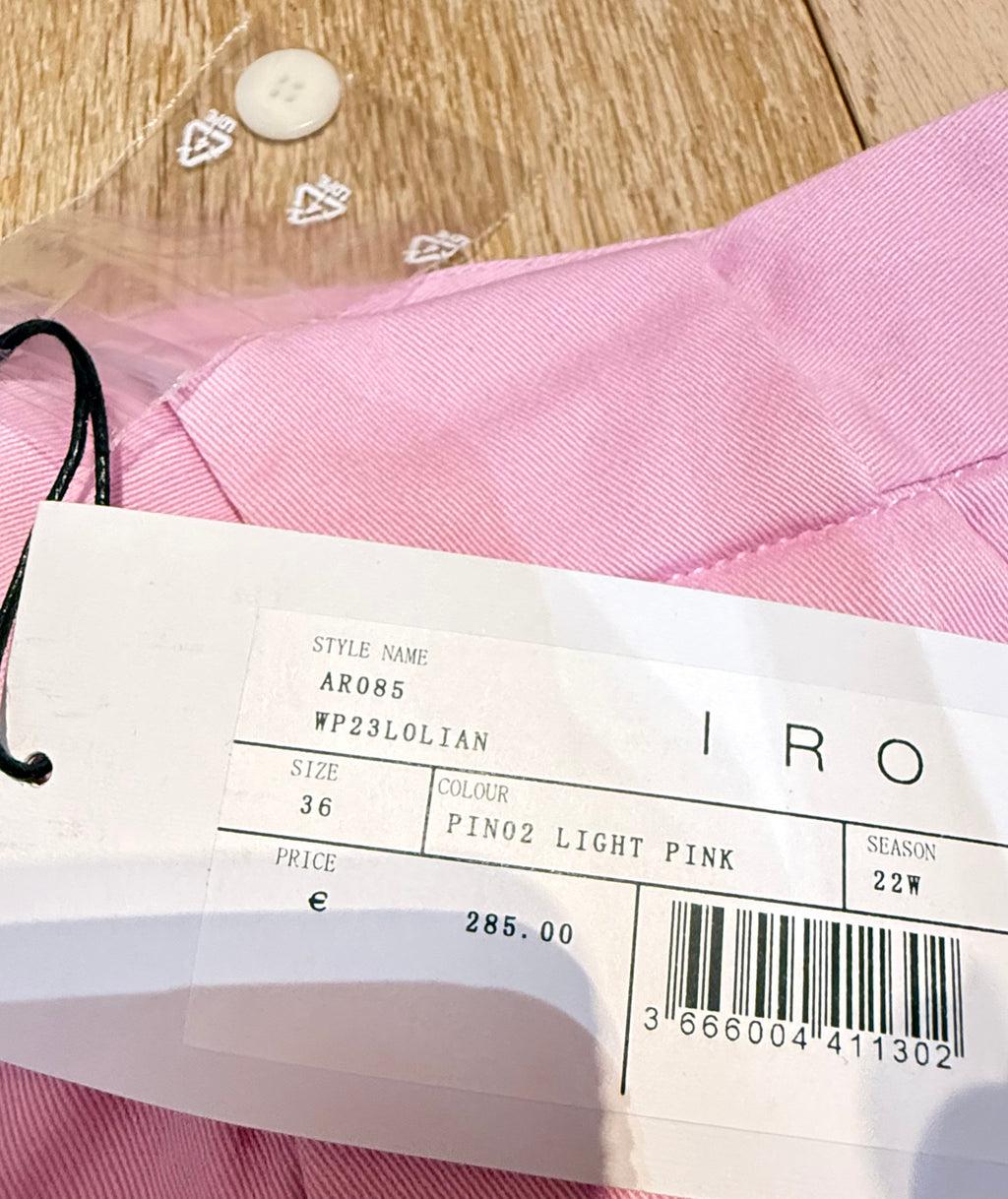 ✨ Neuf 285€ IRO pantalon Rose T. 36 ok 38 ✨