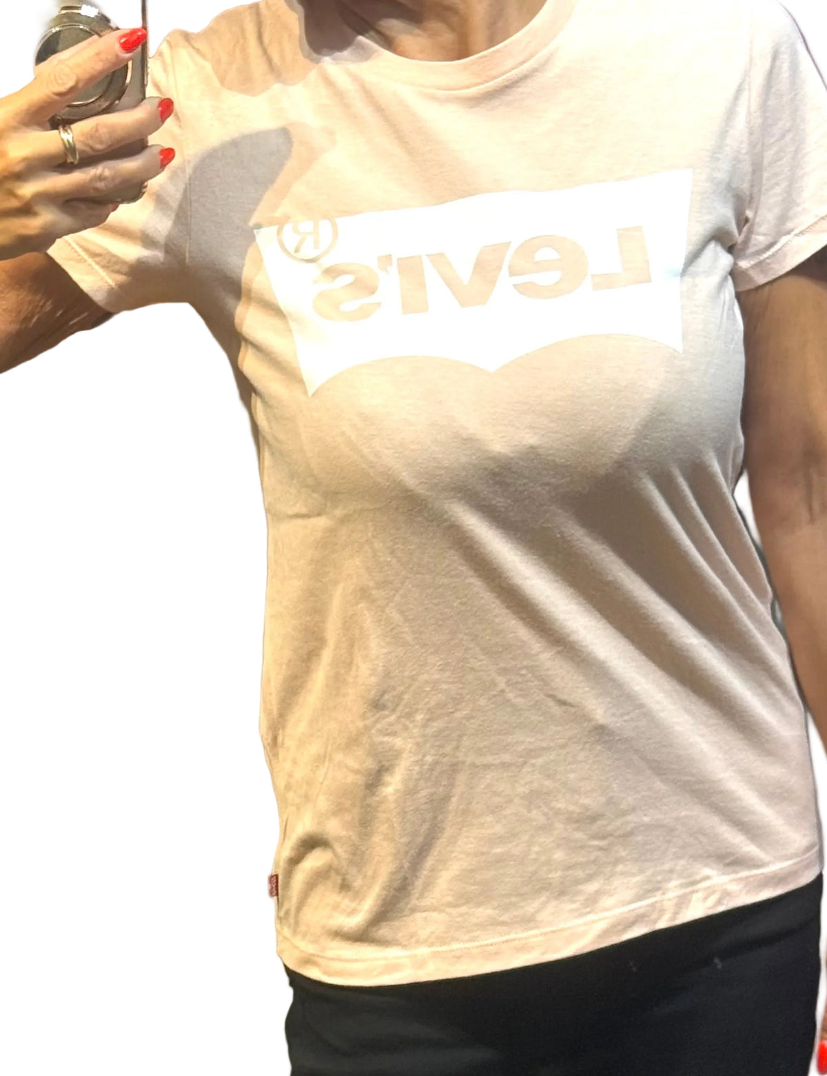 ✨ Levi’s t-shirt rose XS ok S ✨