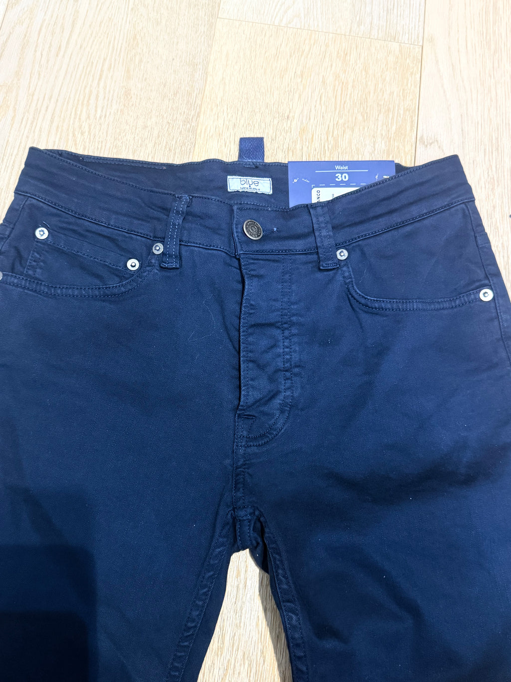 Neuf avec étiquette 115€ pantalon Serge Blanco marine homme US30-FR40