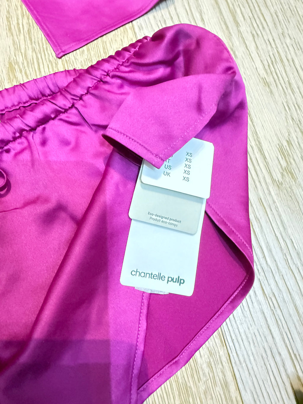 ✨ Neuf 85€ ensemble Chantelle satin fuschia ✨