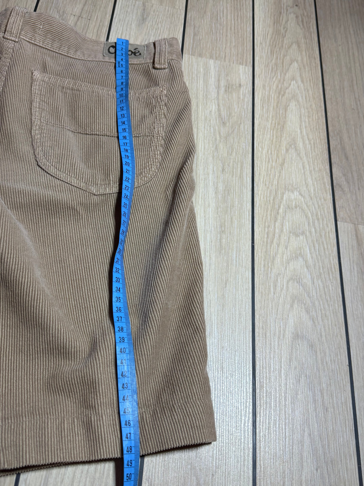 ✨ Chloé - Bermuda velours Camel - T34 XS ✨