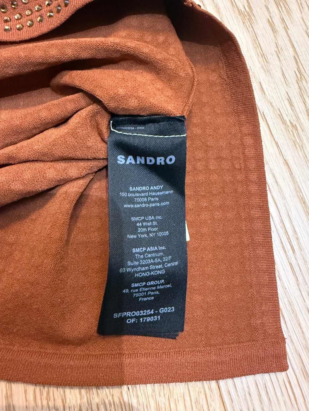 ✨ Neuve valeur 515€ Robe Full Strass Sandro T36 ✨