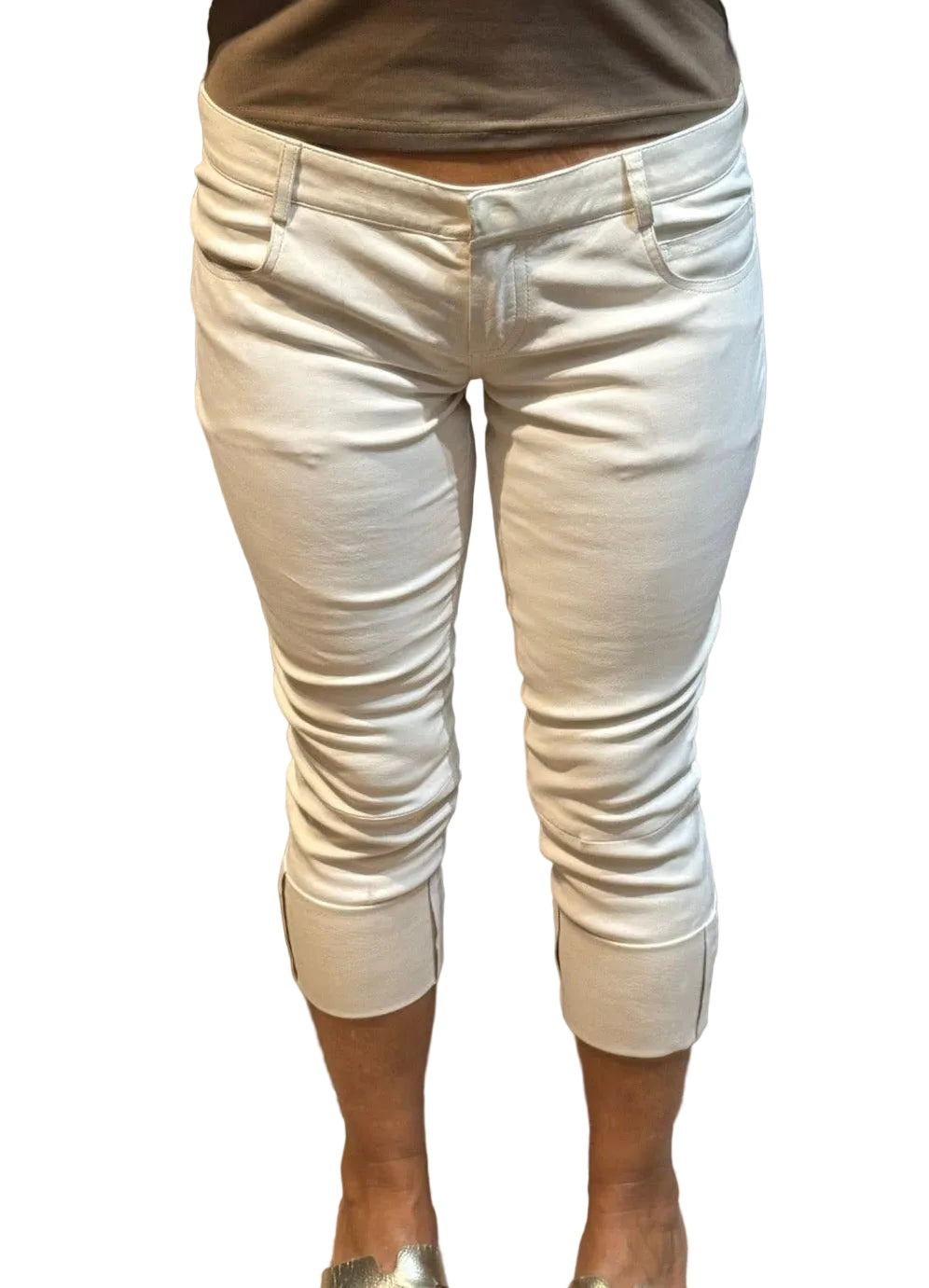 ✨ Balmain - Pantacourt en cuir de mouton - T36  ✨