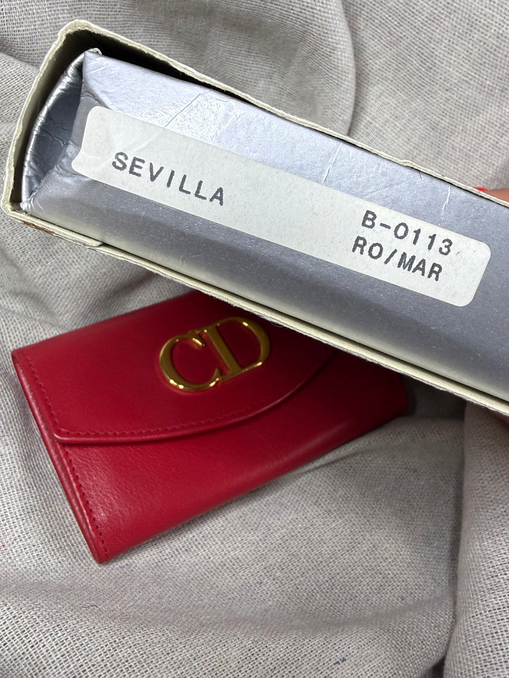 Neuf 490€ Christian Dior étui à clés cuir full set ✨