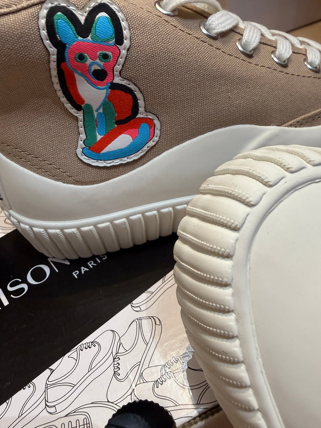 ✨ Neuves 230€ Exceptionnelles Maison Kitsuné T37 baskets montantes ✨