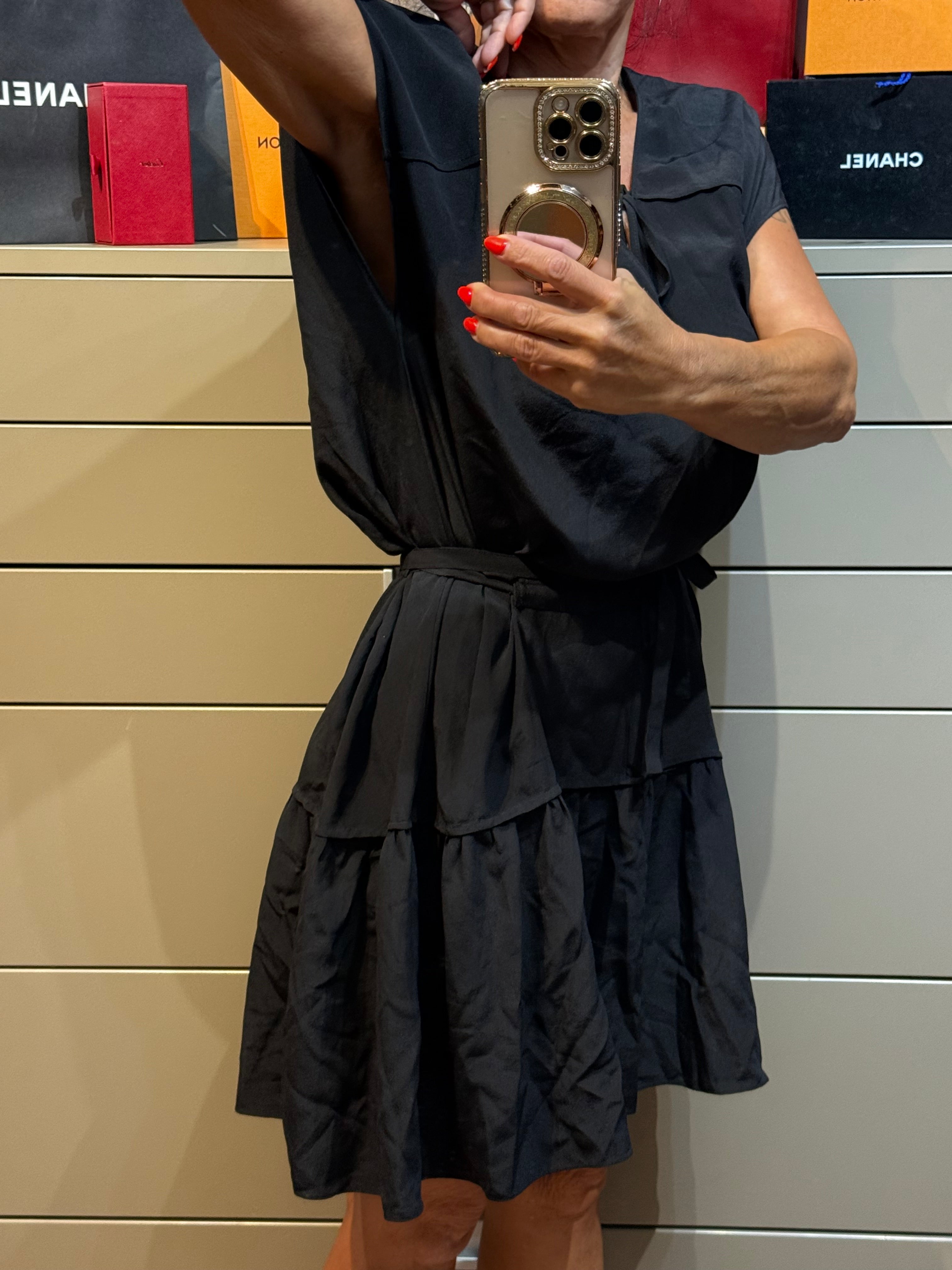 Rag & Bone robe en soie noire Taille ok jusque 42
