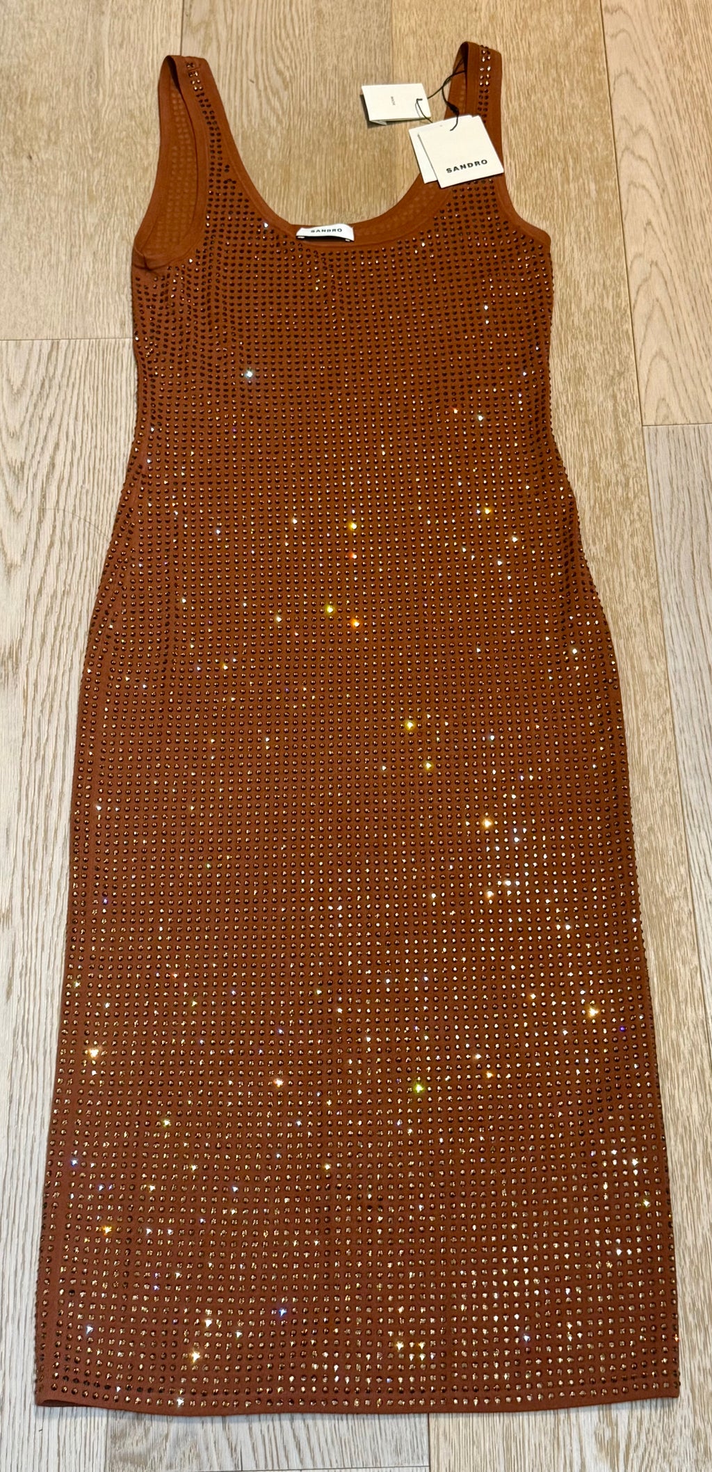 ✨ Neuve valeur 515€ Robe Full Strass Sandro T36 ✨