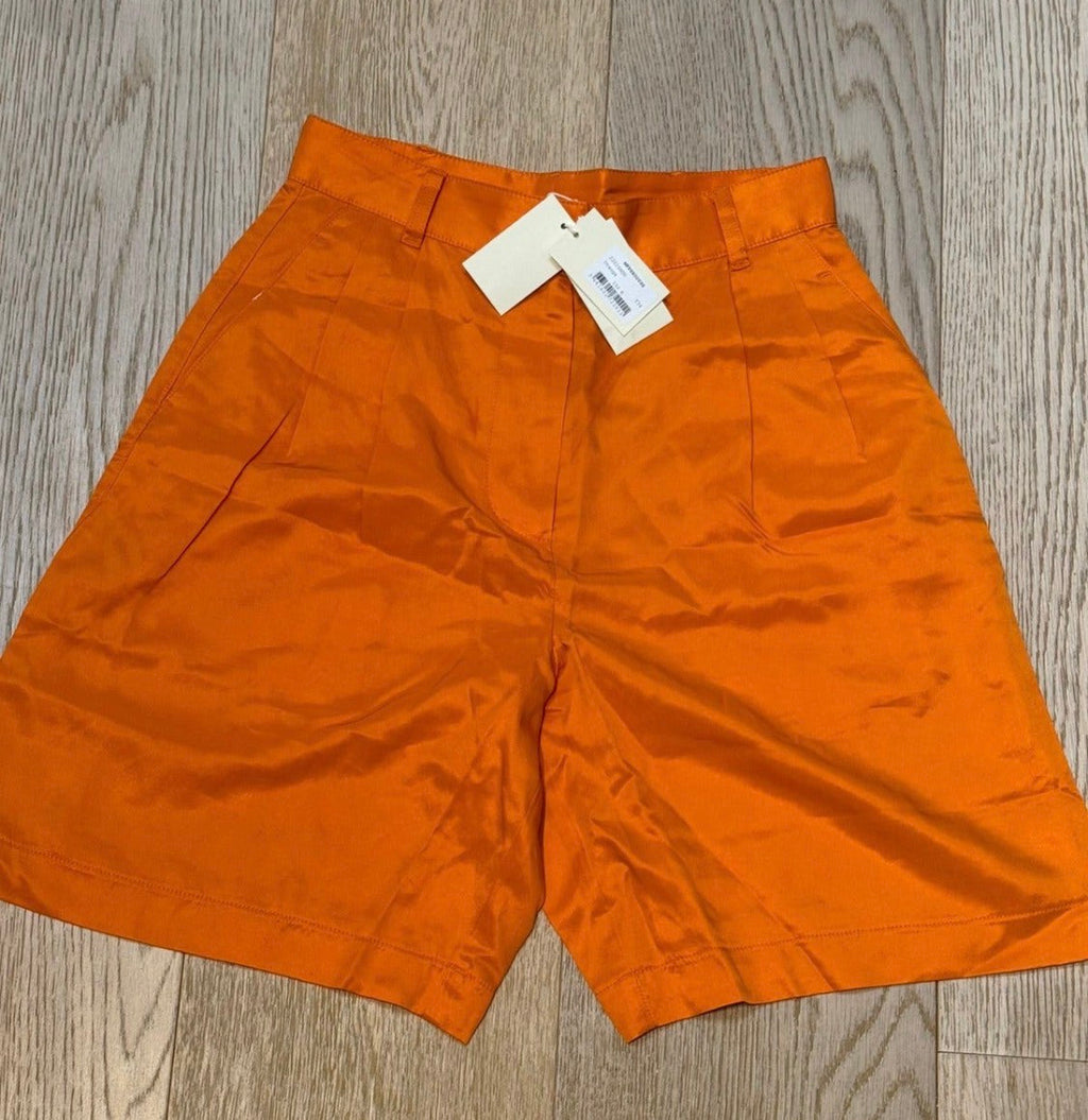 ✨ Neuf 150€ - Maje - Short Bermuda Orange - T34 XS ✨