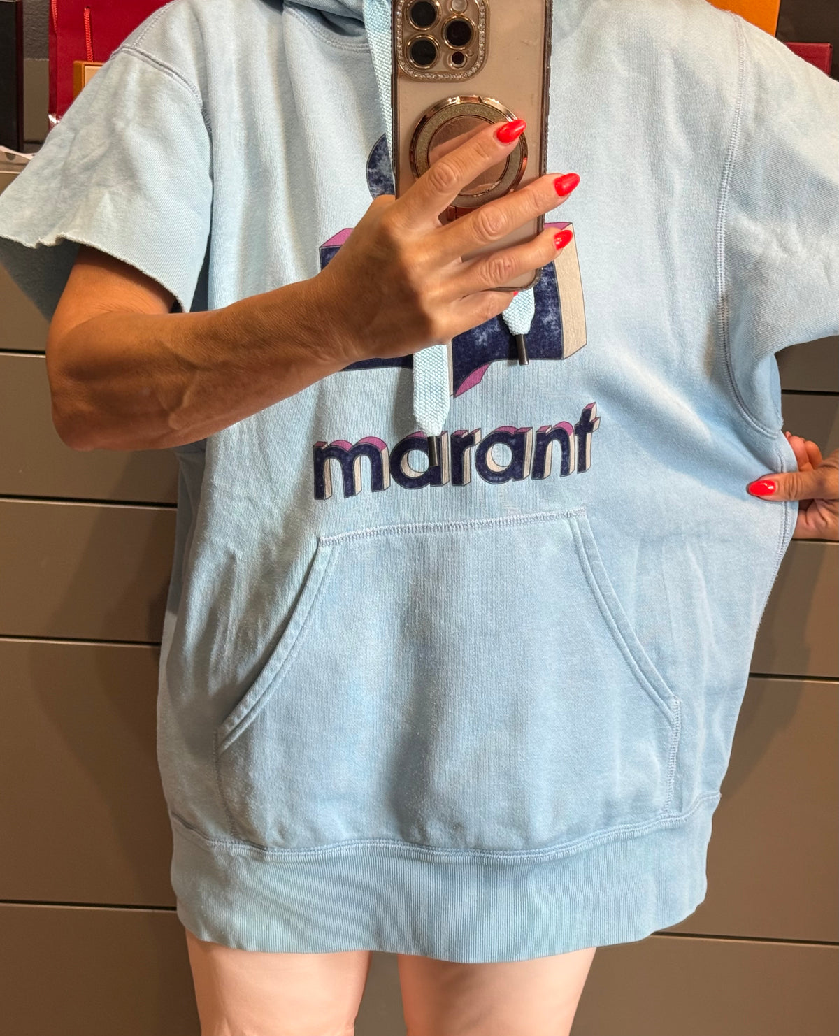 ✨ ISABEL MARANT — Sweat à capuche coupe oversize effect 3D — TAILLE 38 Mixte ✨