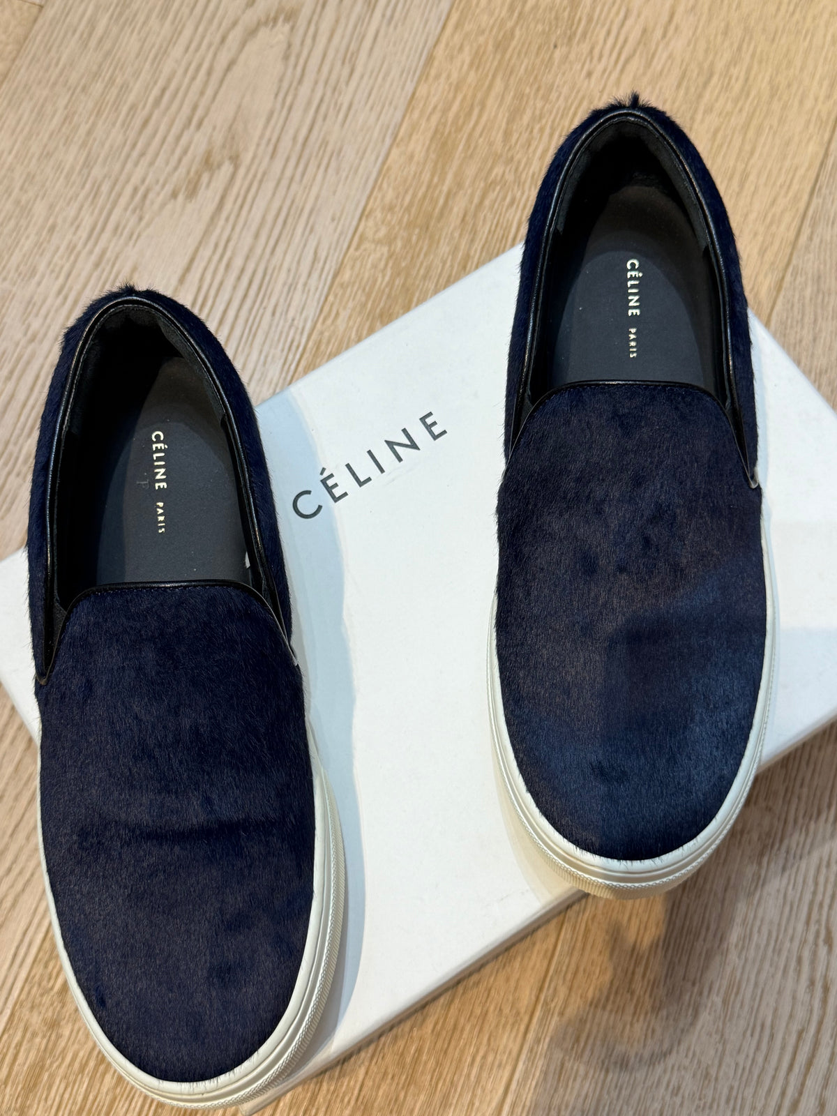 ✨ Neuves 850€ - Céline - Baskets veau poulain - T36 ✨