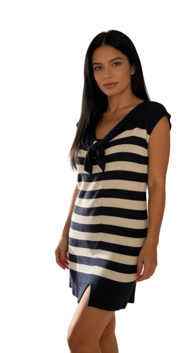 ✨ Armani Jeans - Robe marinière en laine - T38 M ✨