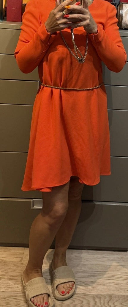 ✨ Maje - Robe évasée orange - T36 ✨