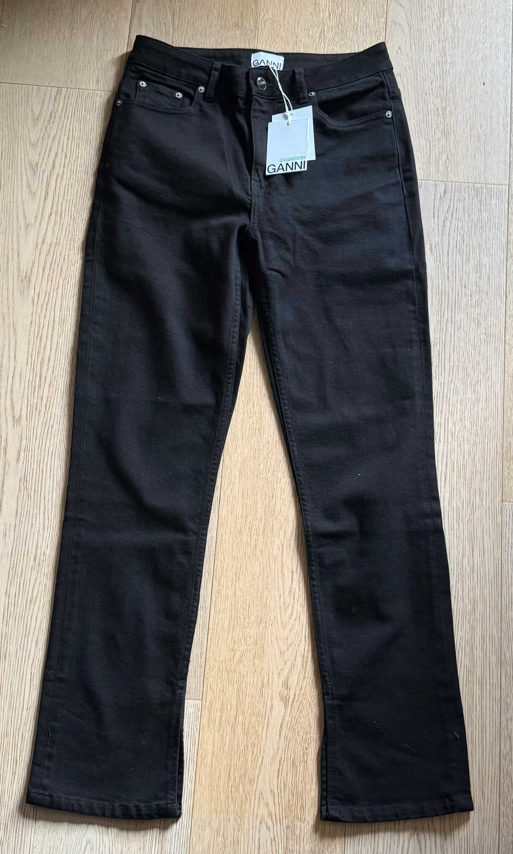 ✨ Neuf 165€ - Ganni - Jean noir Beksi - W29/L34 (38/40FR) ✨