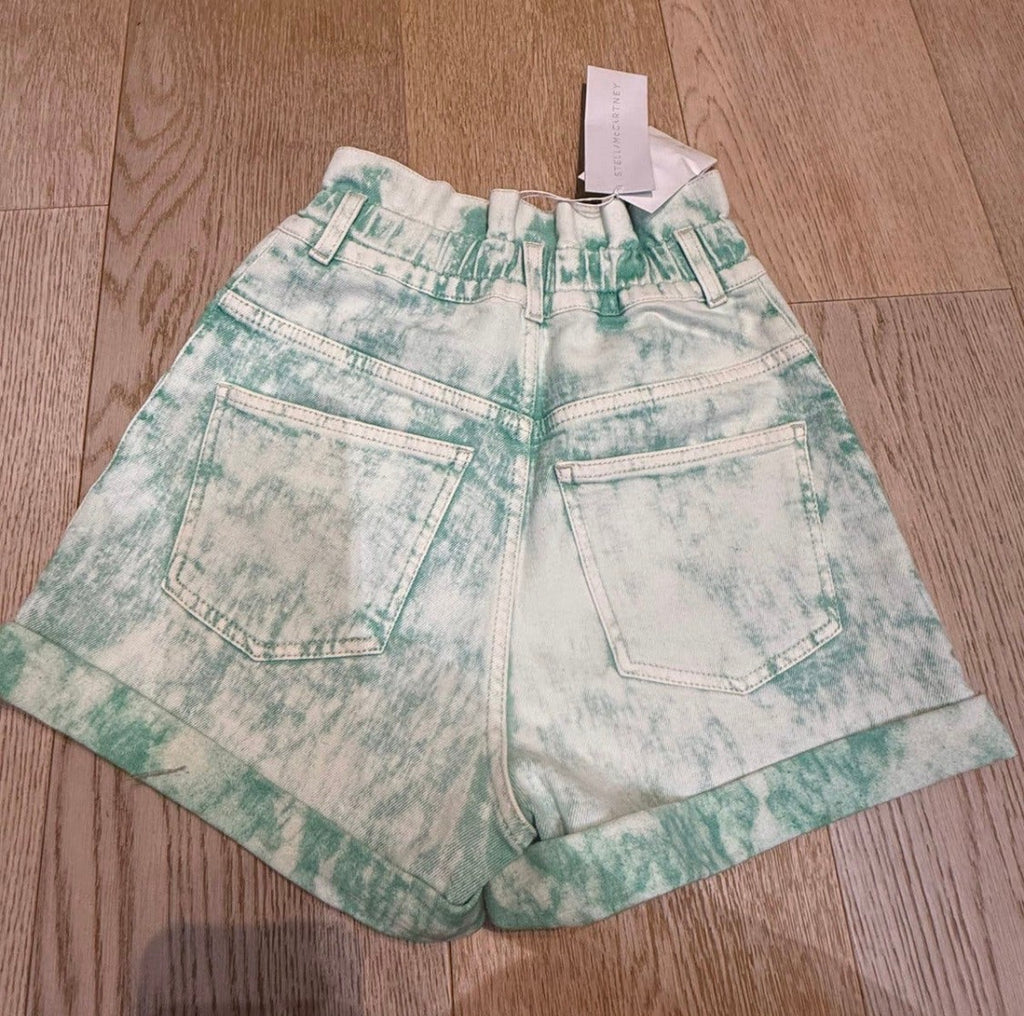✨ Neuf 525€ Stella Mc Cartney - Short taille haute - tye & dye - T34 XS ✨