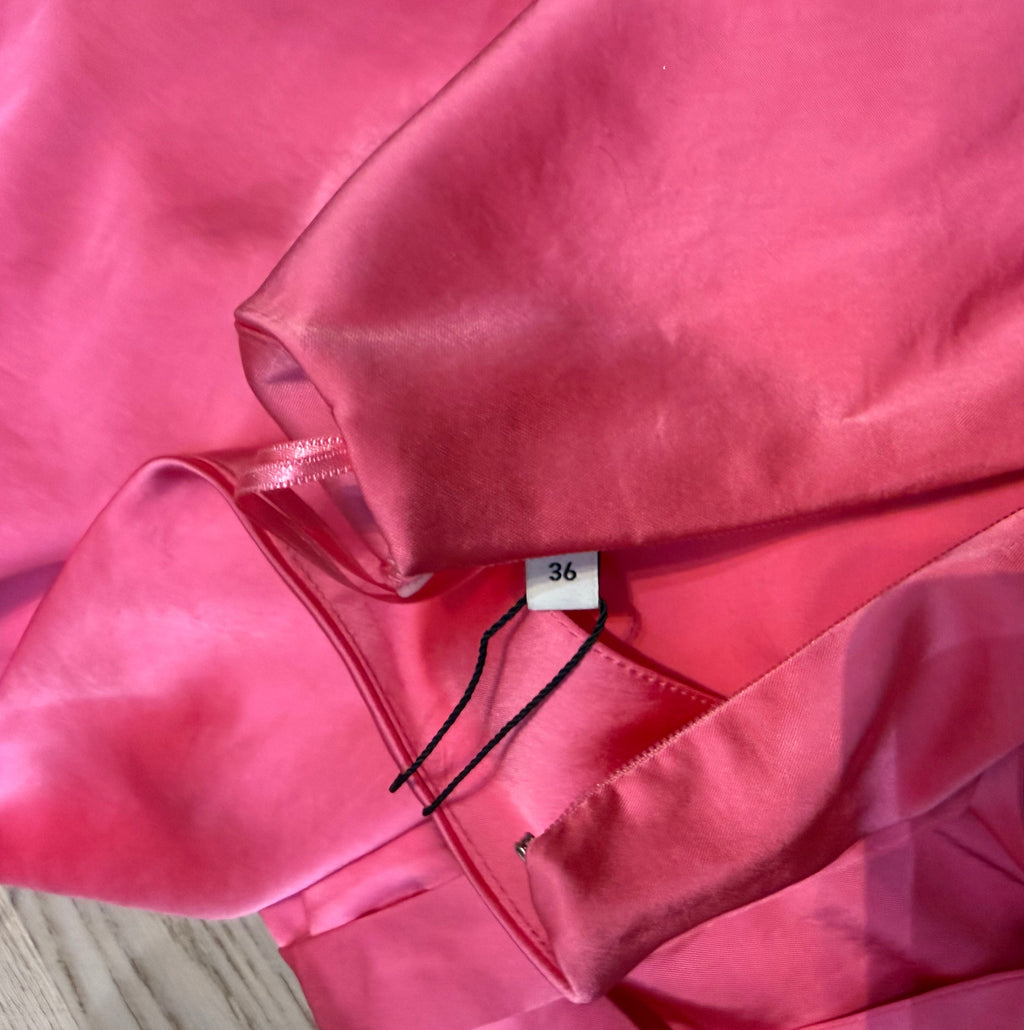 ✨ Neuve 325€ - Claudie Pierlot - Robe asymétrique Rose - T36 ✨