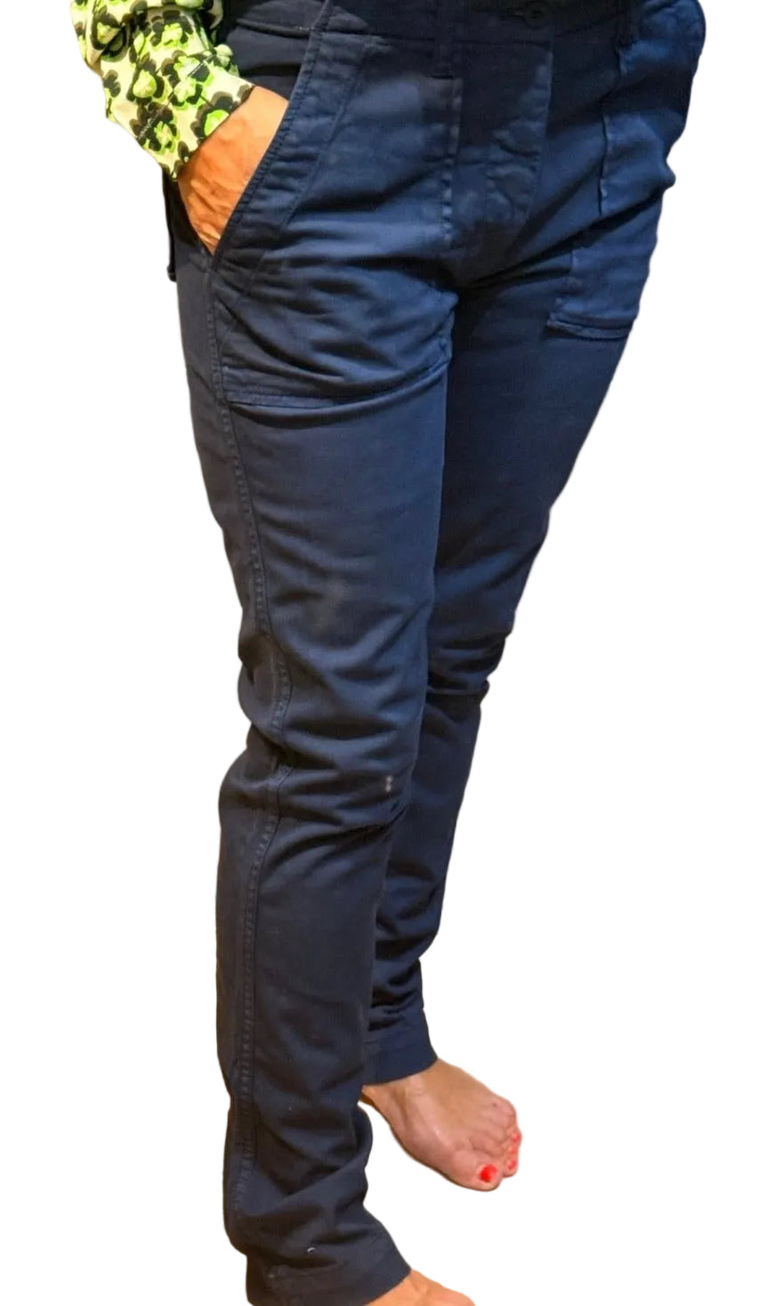 ✨ Ba&sh - Pantalon Cargo bleue marine - T36 ok 38 ✨