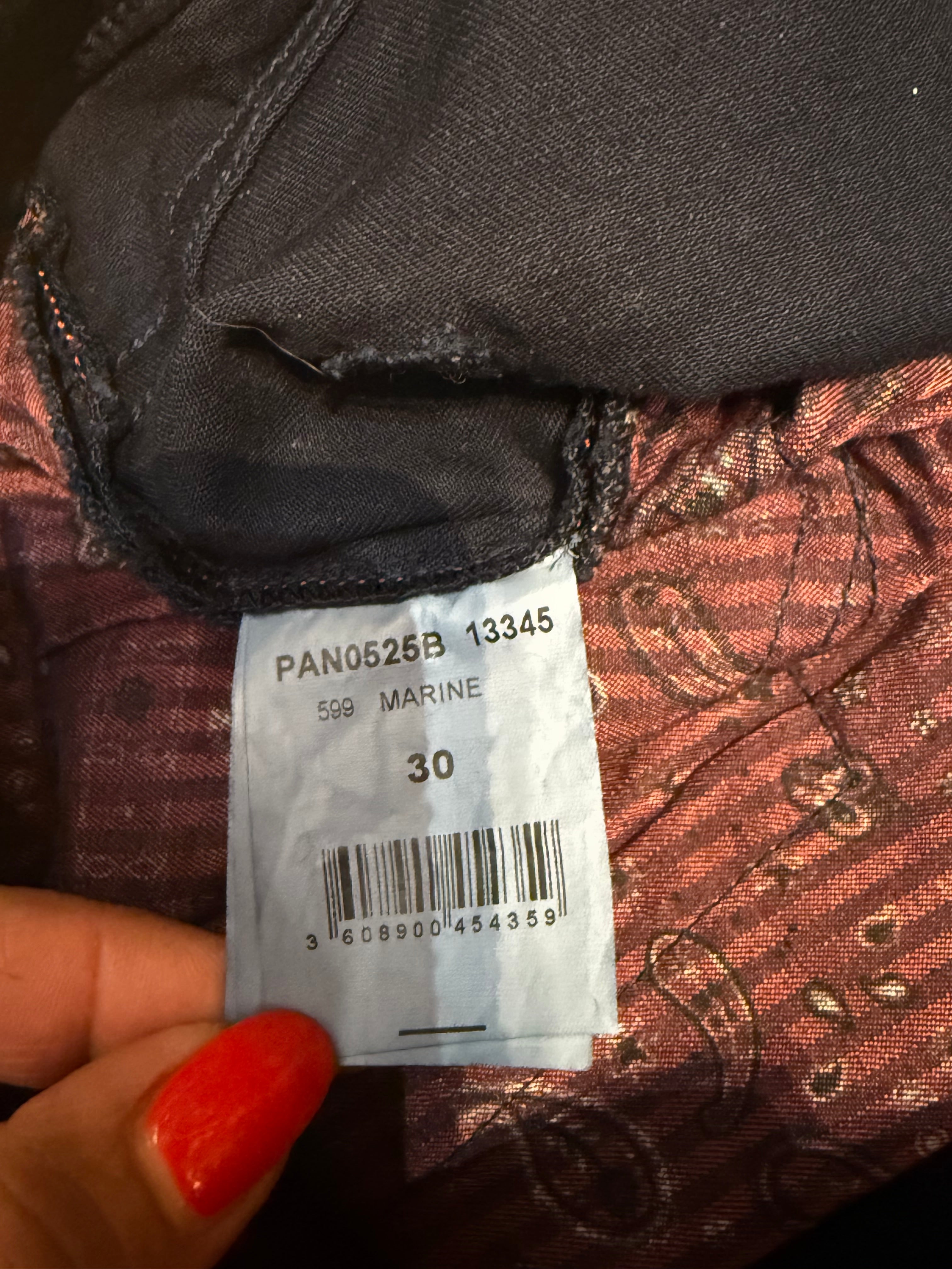Neuf avec étiquette 115€ pantalon Serge Blanco marine homme US30-FR40