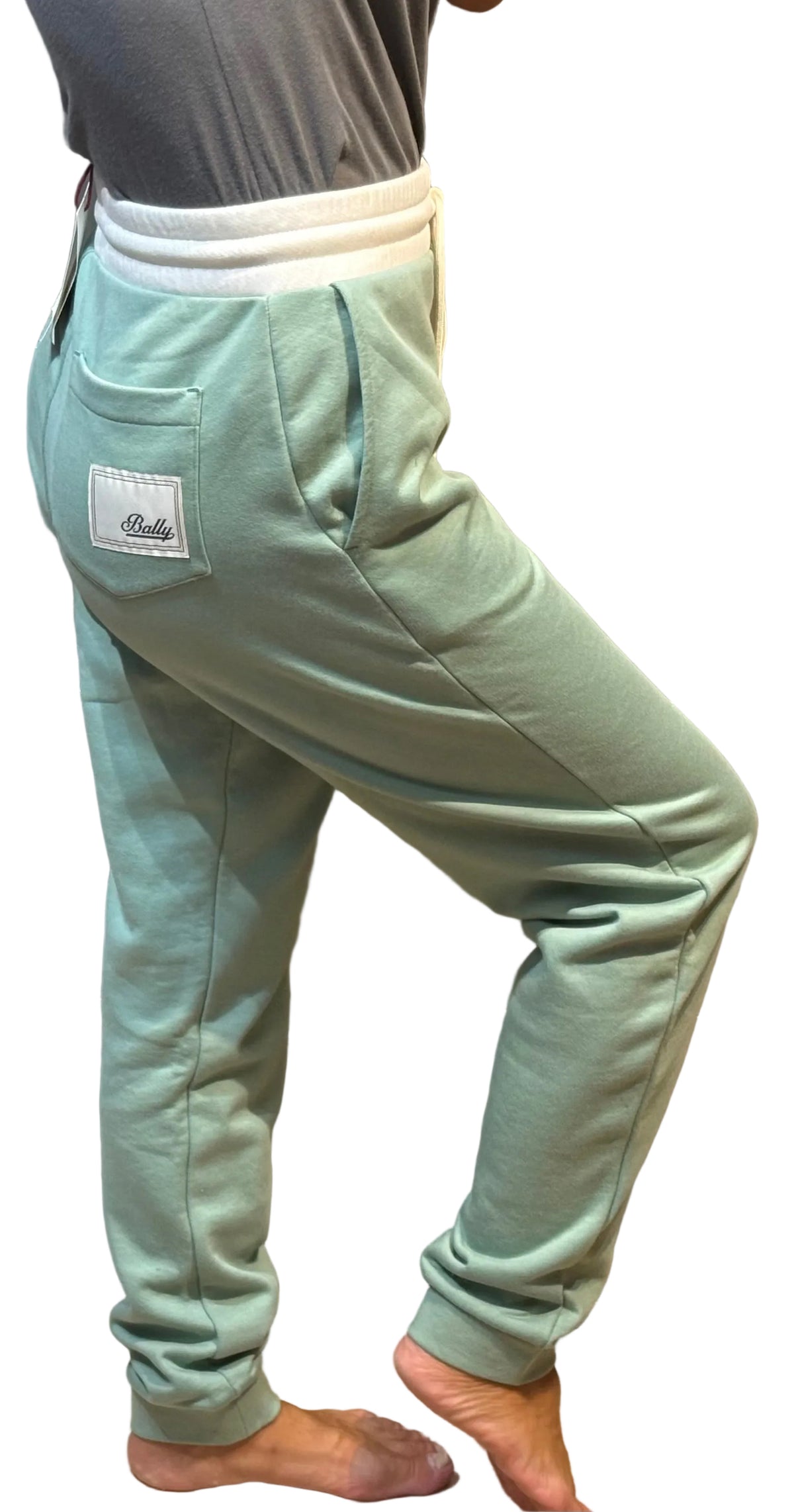 ✨ Neuf 600€ - Bally - Jogging Luxe vert sauge - Taille 34 ok 36 ✨