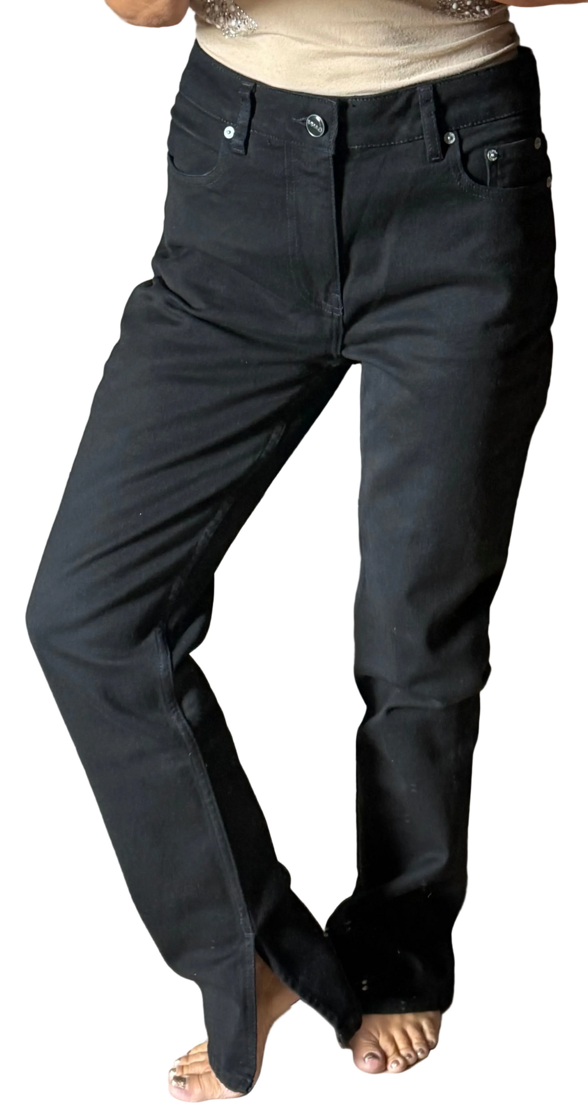 ✨ Neuf 165€ - Ganni - Jean noir Beksi - W29/L34 (38/40FR) ✨