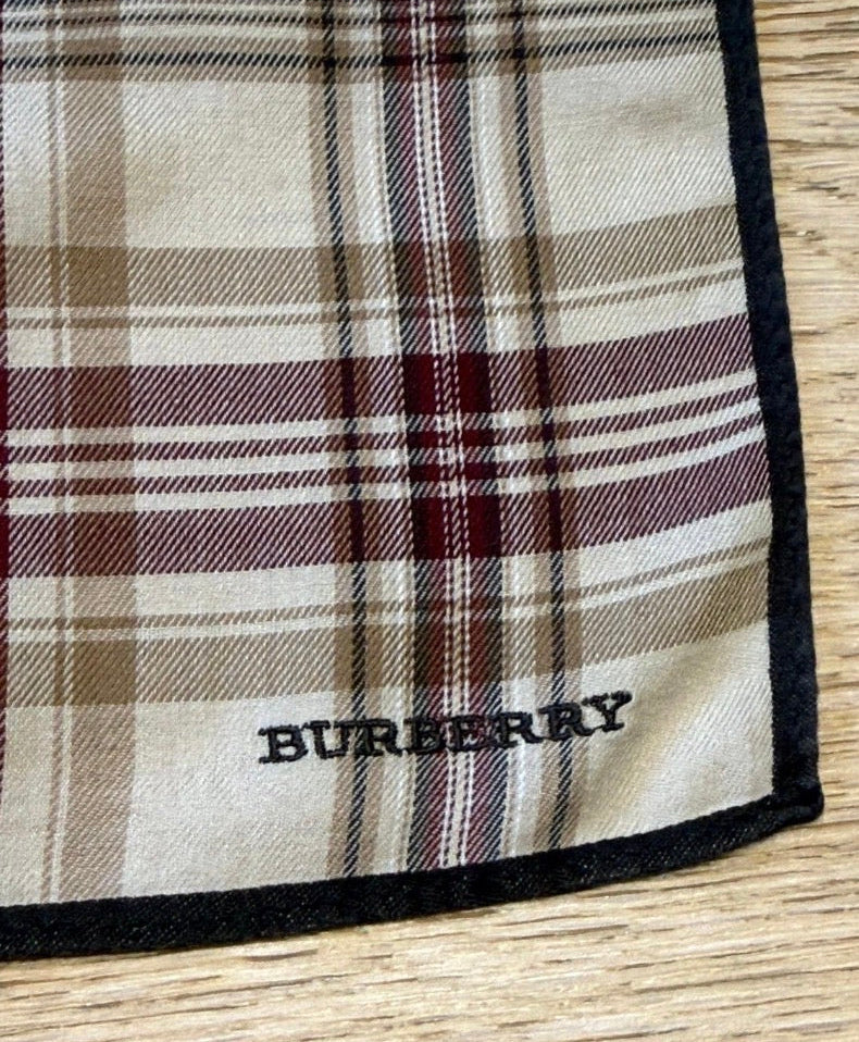 ✨ Carré Burberry en coton 45X45cm Vintage ✨