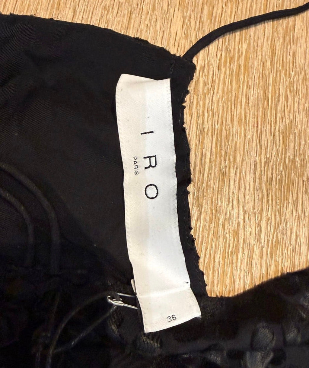 ✨ Neuf 235€ - Iro - Top asymétrique noir - T36 ✨