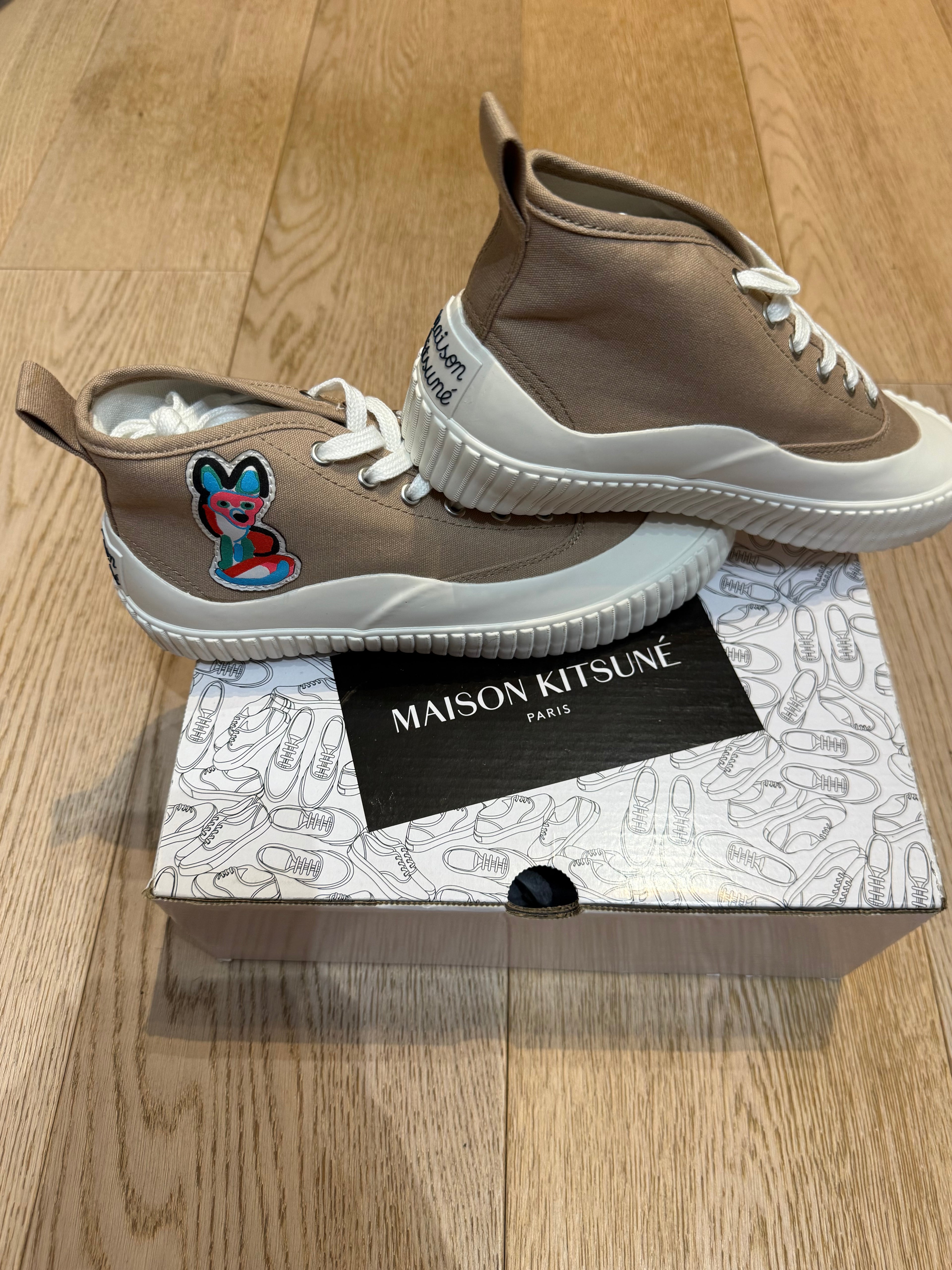 ✨ Neuves 230€ Exceptionnelles Maison Kitsuné T37 baskets montantes ✨