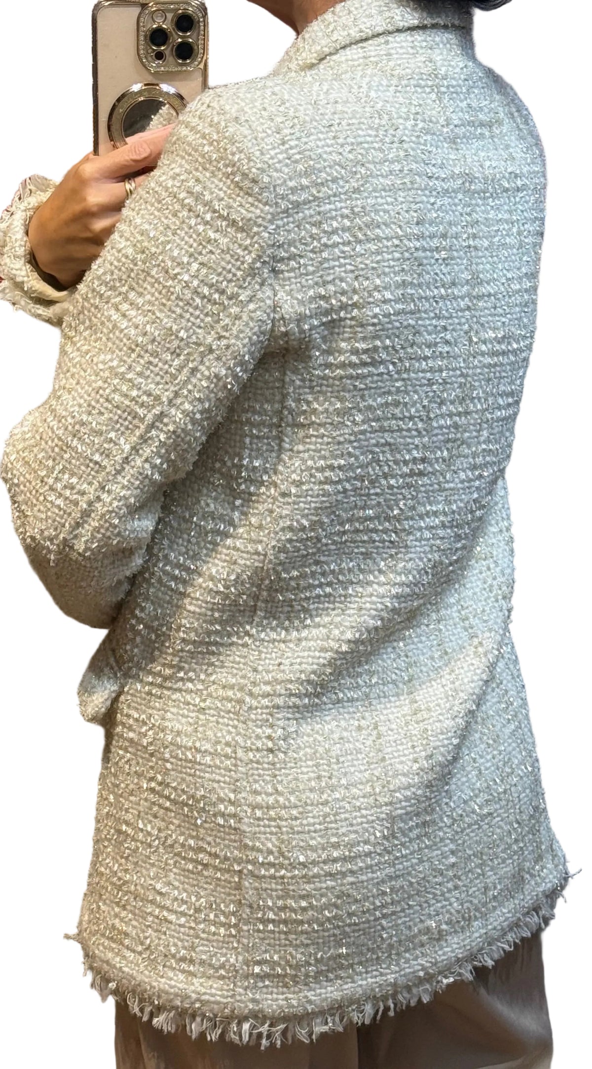 ✨ Neuve 270€ - Impérial - Élégante veste Blazer en tweed - Taille M 38 ✨